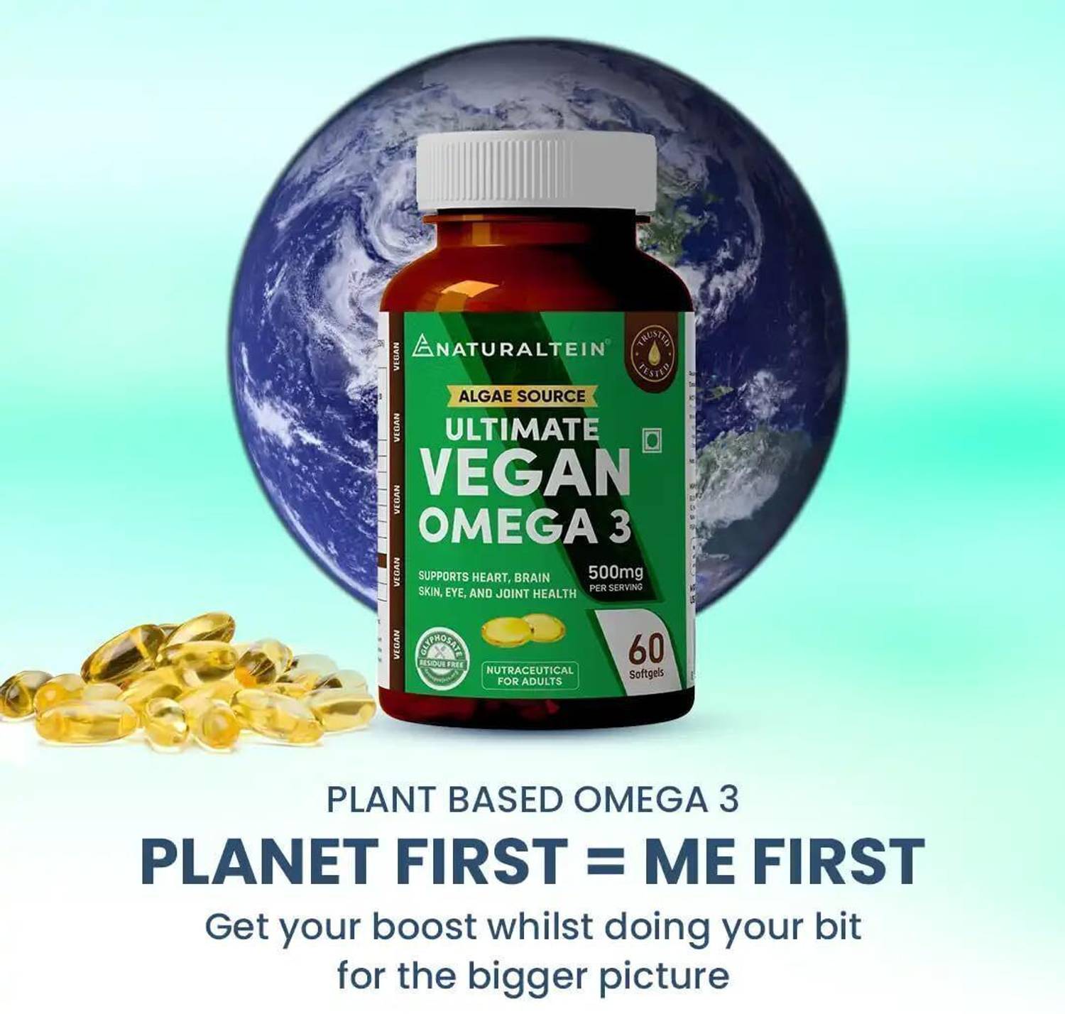 NATURALTEIN Algae Source Vegan Omega 3 - Image 5