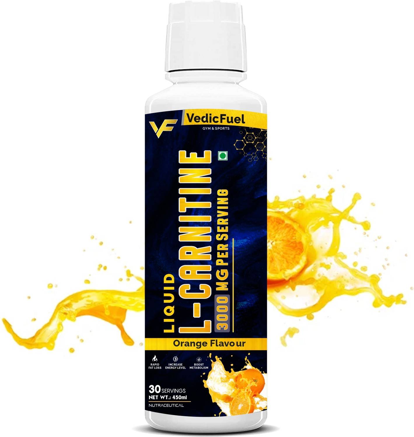 VedicFuel Liquid L carnitine 3000MG for fat loss and endurance, Orange  Flavour Price in India - Buy VedicFuel Liquid L carnitine 3000MG for fat  loss and endurance, Orange Flavour online at Flipkart.com