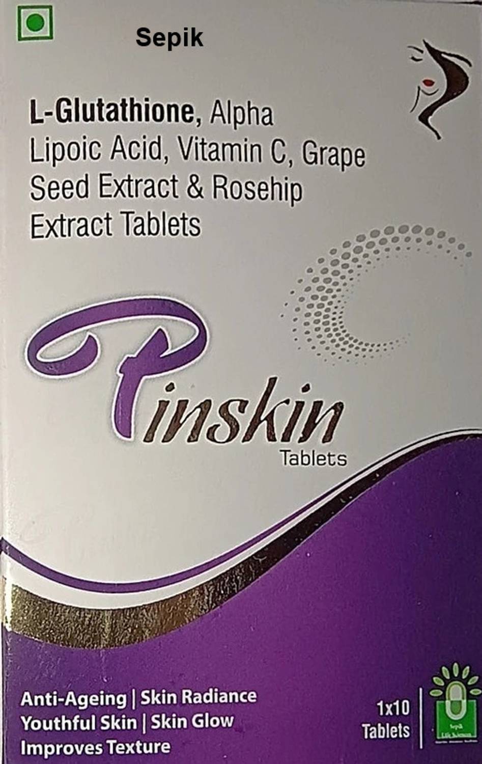 l glutathione vitamin c alpha lipoic acid Glutaderm Tablet 10 main image 1