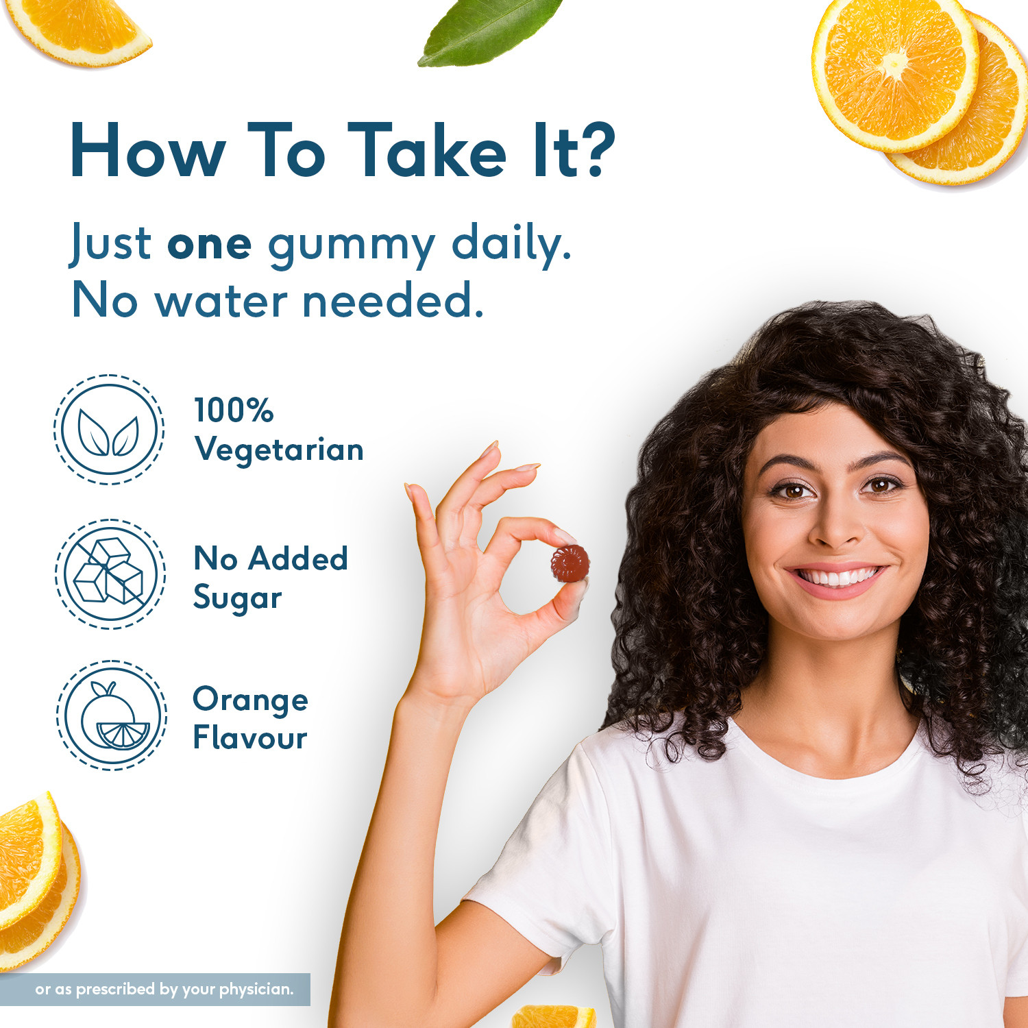 Image of hk vitals Multivitamin Gummies, Orange | Supports Energy, Immunity & Joint Health