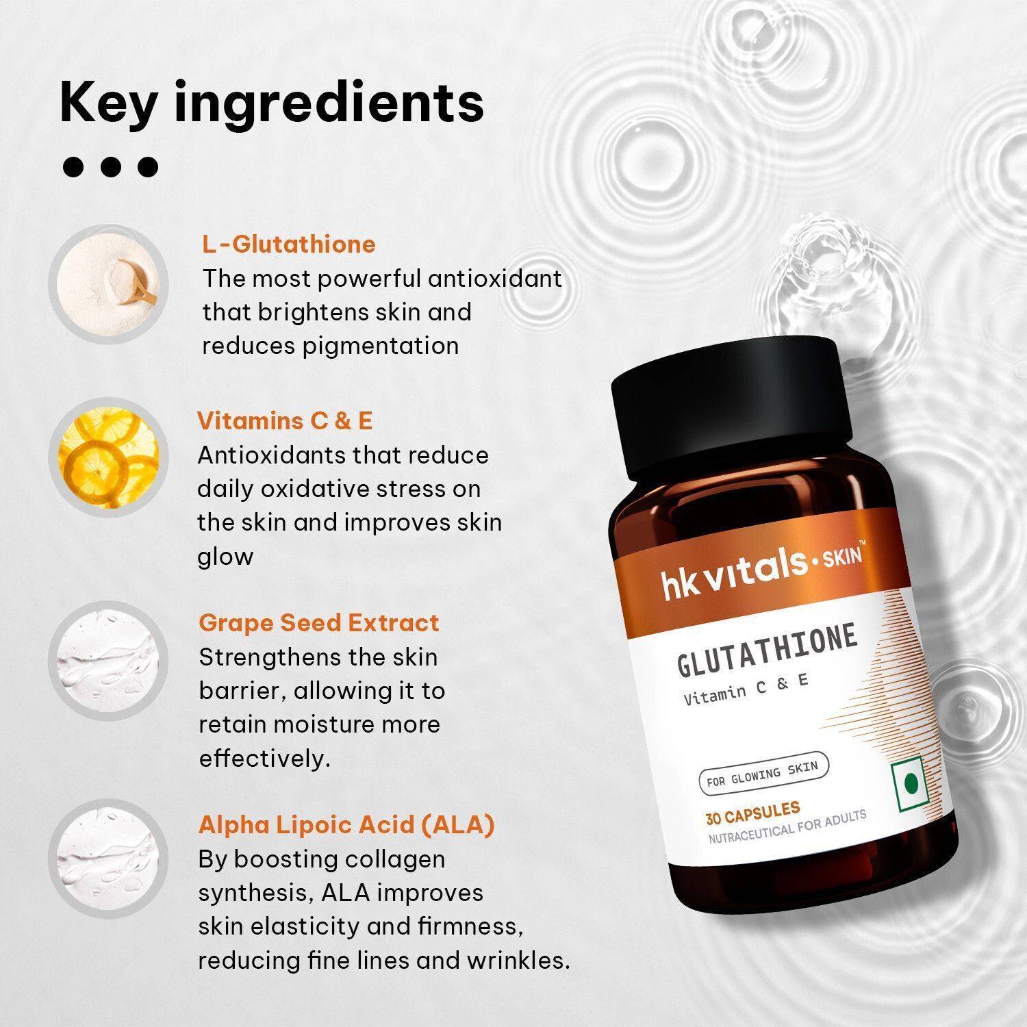 HEALTHKART Glutathione with Vitamin C, For Clear Skin Price in India - Buy  HEALTHKART Glutathione with Vitamin C, For Clear Skin online at Flipkart.com