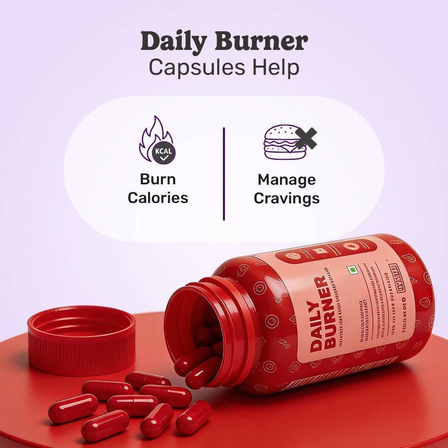 What's Up Wellness Daily Burner Weight Loss Capsules 30 Count - Image 2