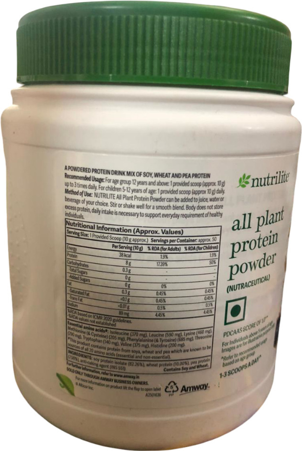 Image of Amway Nutrilite All Plant Protein-1 kg| Protein