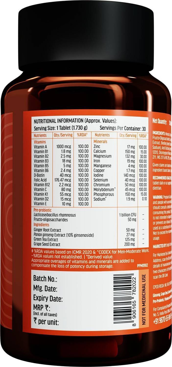 hk vitals Multivitamin Plus Men 30 Tablets - Image 5