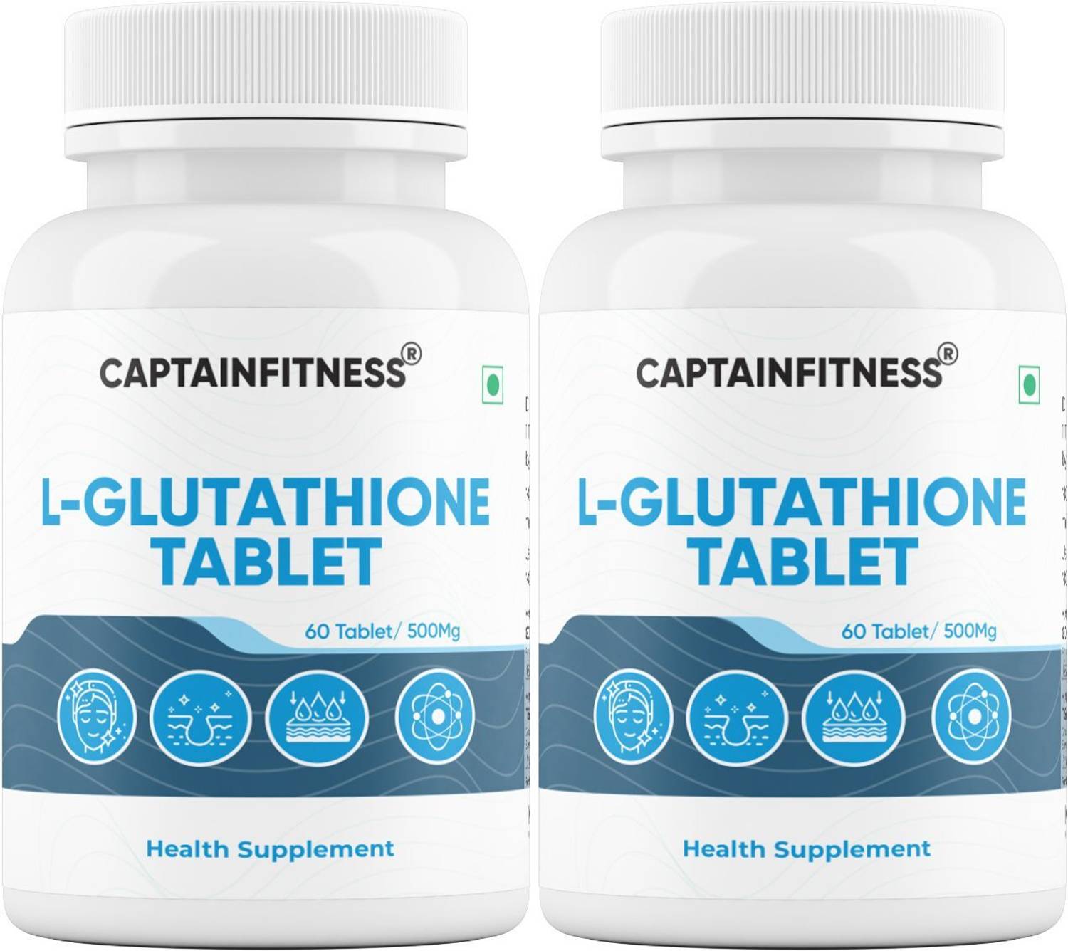 glutathione tablets original CaptainFitness L-Glutathione Tablet For Glowing Skin-Reduce Pigmentation  For Men & Women|039|
