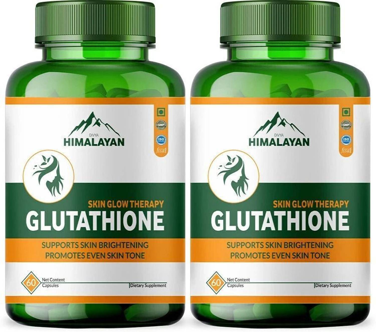 glutathione himalaya Divya Himalayan Skin Glow Therapy with Glutathione and Vitamin C - 1000mg
