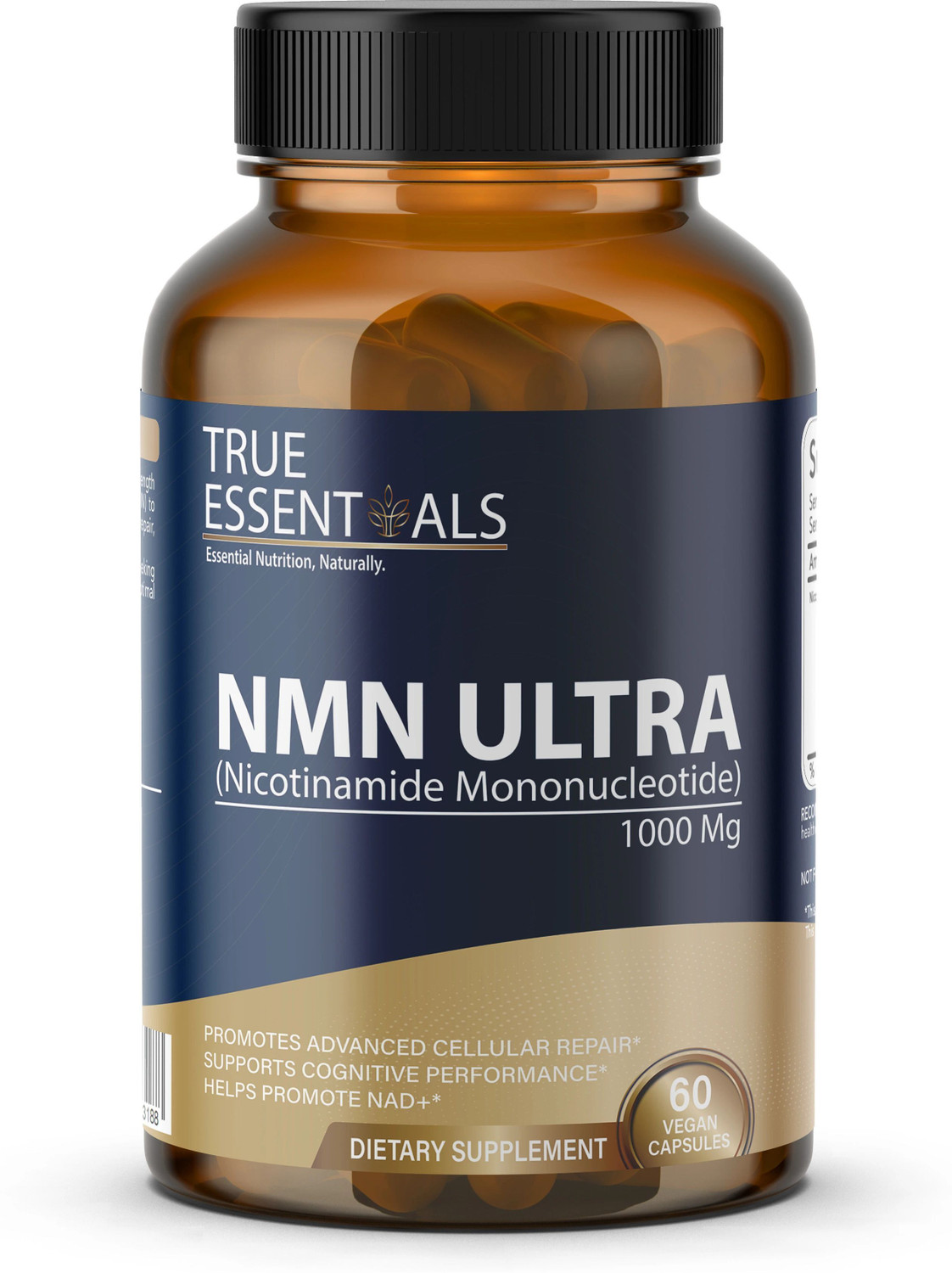 Image of TRUE ESSENTIALS NMN Supplement 1000mg For Anti-Aging & Immune Support
