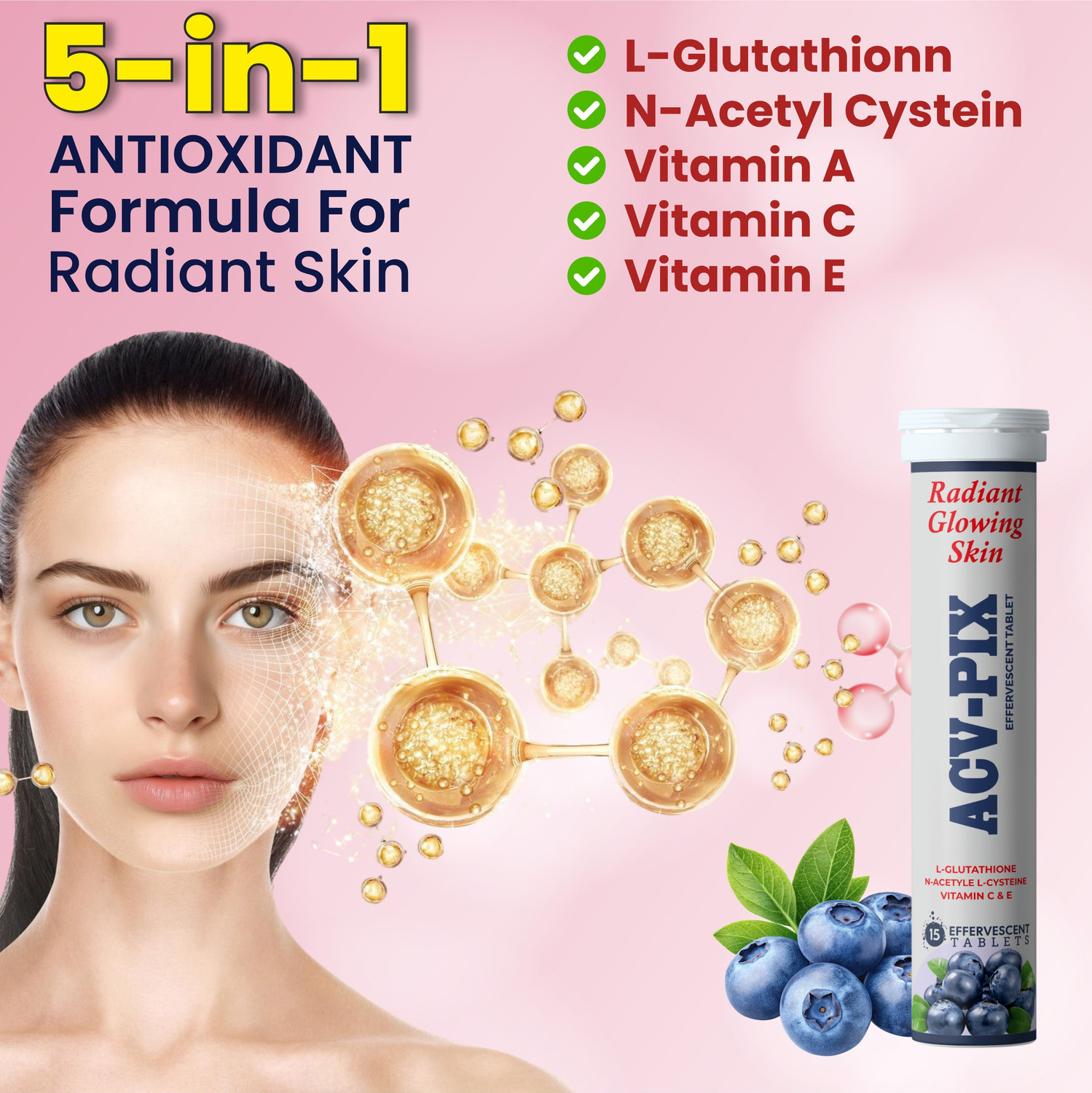 Image of acv-pix L- Glutathione with N-Acetyl