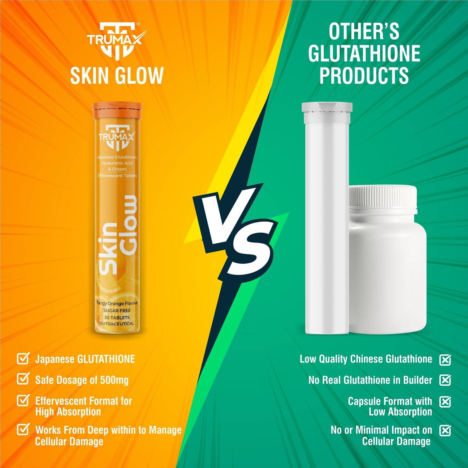 japanese glutathione supplement RediClinic Glutathione Supplement: 100% Pure Japanese Glutathione with  Vitamin C for Radiant Skin