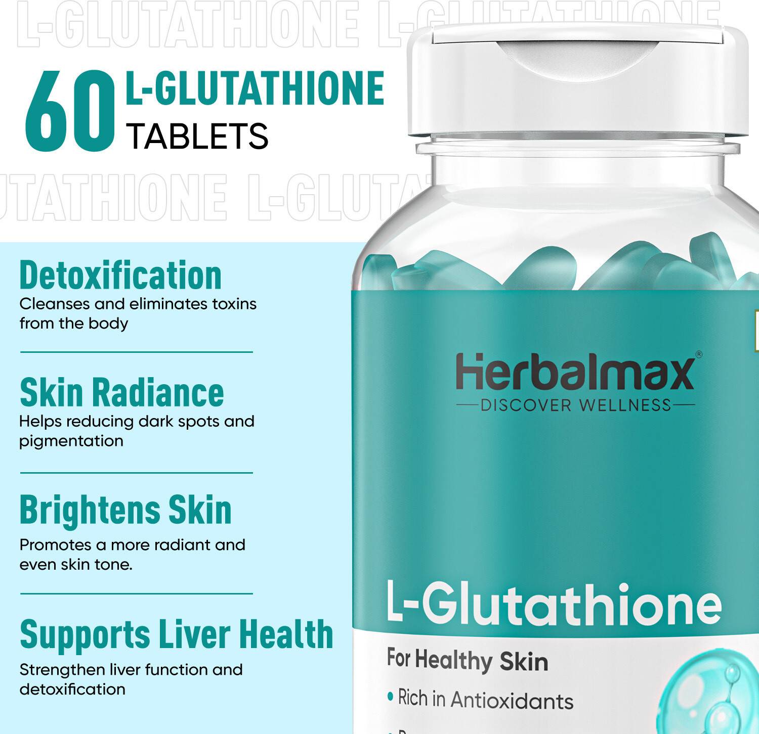 glutathione tablets for pigmentation Herbal max L-Glutathione Tablet Glowing Skin & Reduce For Men & Women Price in India goats Quantity:30 ml Psychosis and Seizures Attributed