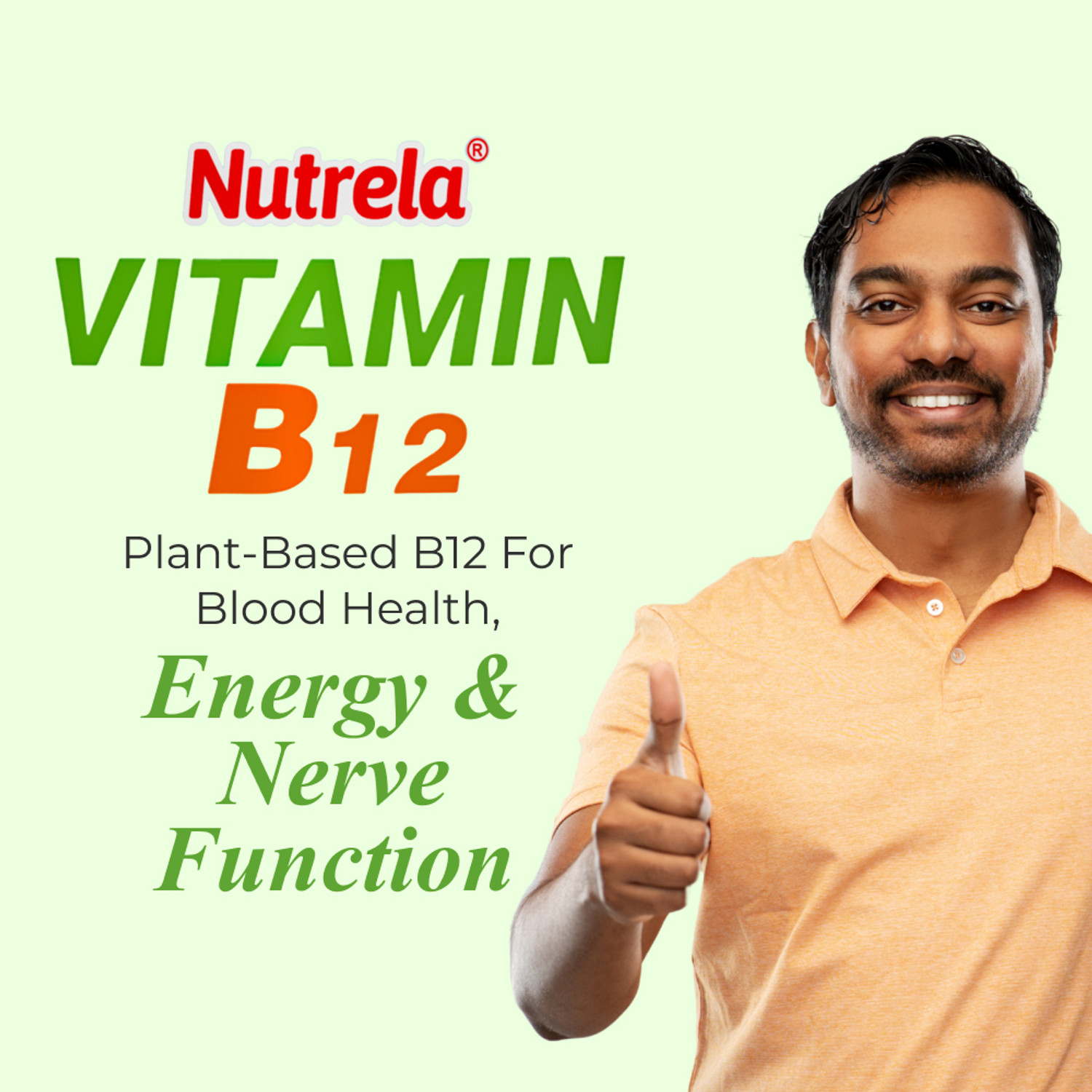Image of NUTRELA VITAMIN B12 BIO-FERMENTED CAPSULES