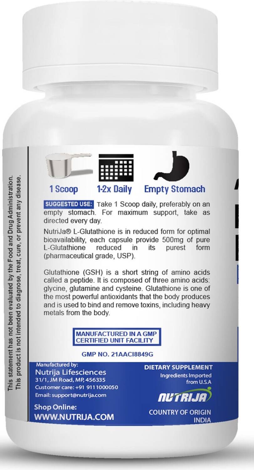 o a reduction in glutathione production Frontiers