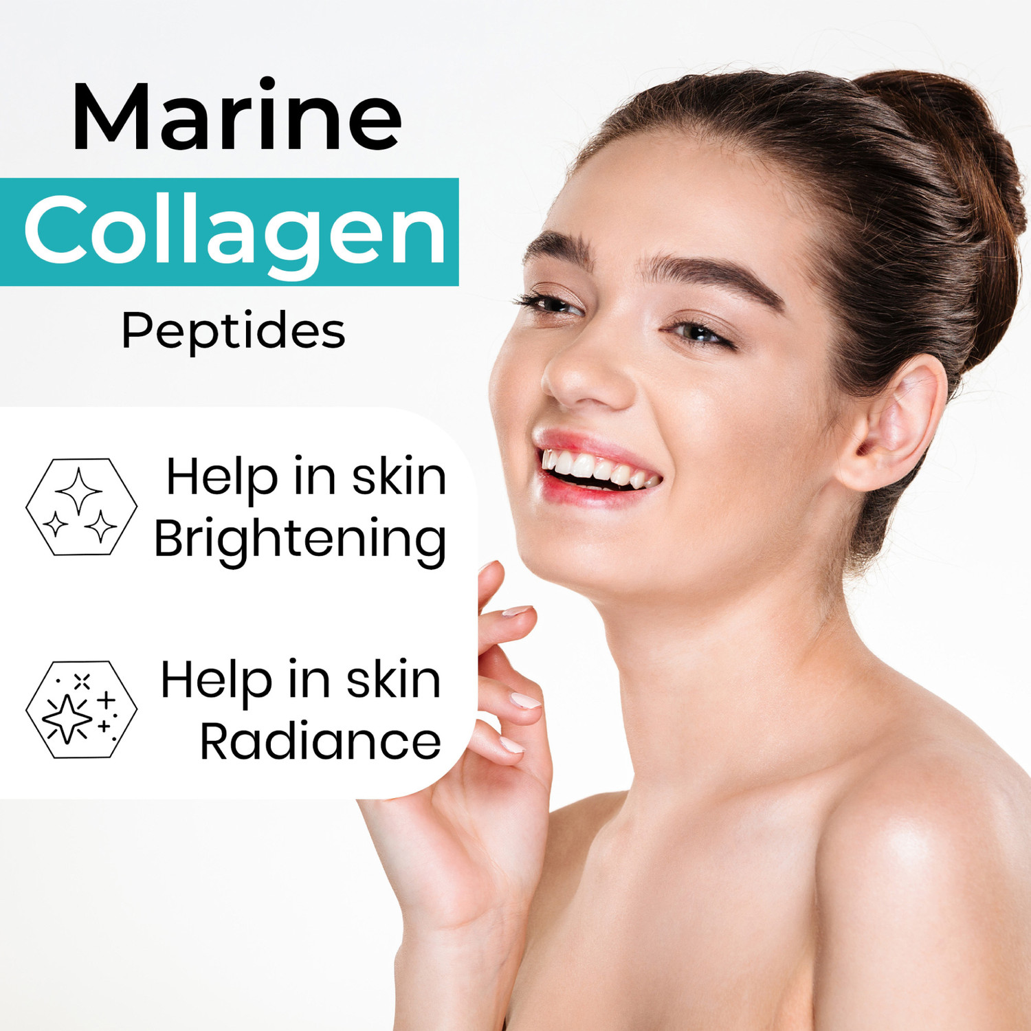 Image of TRUMAX Glowy Marine Collagen Supplement Type 1&3 | For Healthy Skin, Hair & Bone