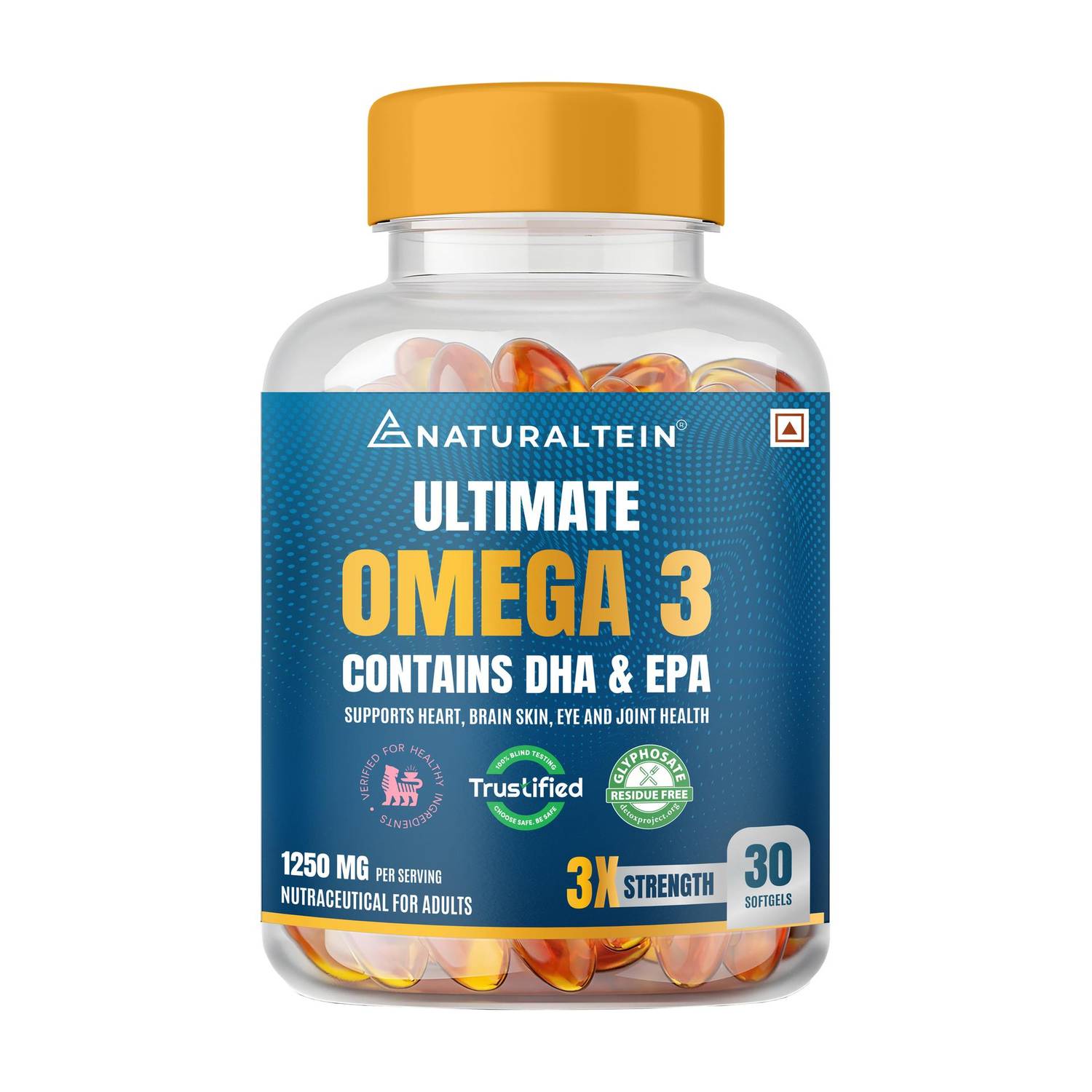 Naturaltein Triple Strength Omega-3 1250mg - Image 1