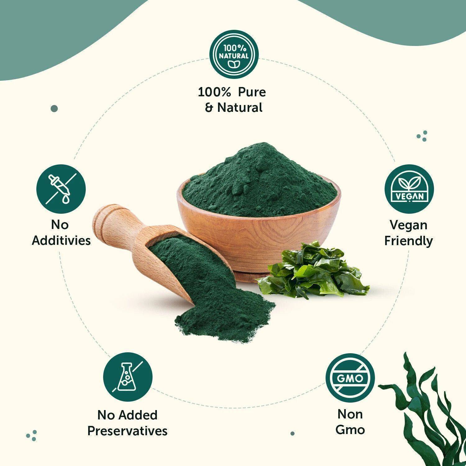 Neuherbs Spirulina Powder 100g - Image 4