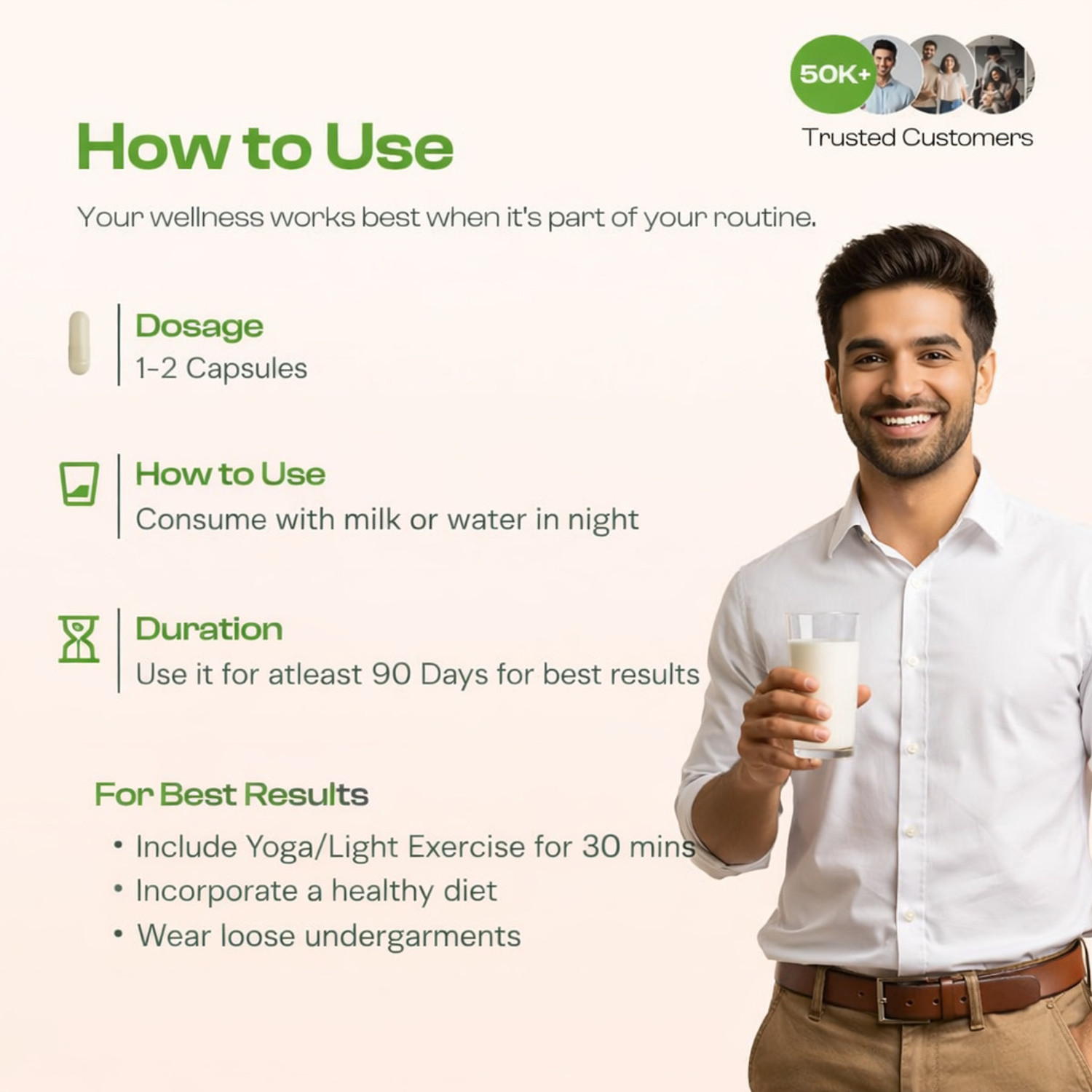 Image of Nutra Cure India private limited Double Boost Coq10 300mg and Ashwagandha 1000mg