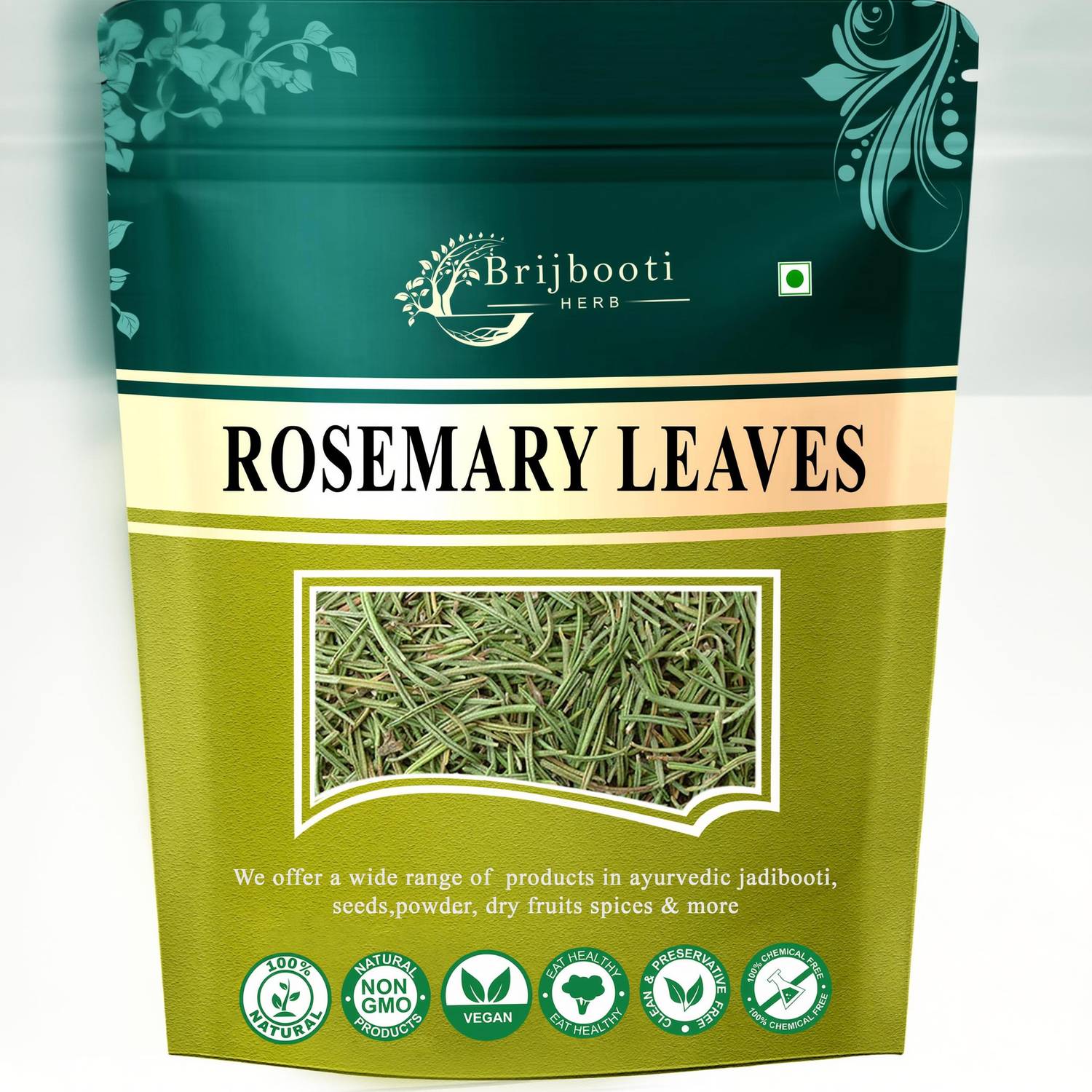BrijBooti Rosemary Leaves | Dried Rosemary Leaf for Hair | Ideal for Rosemary water & oil