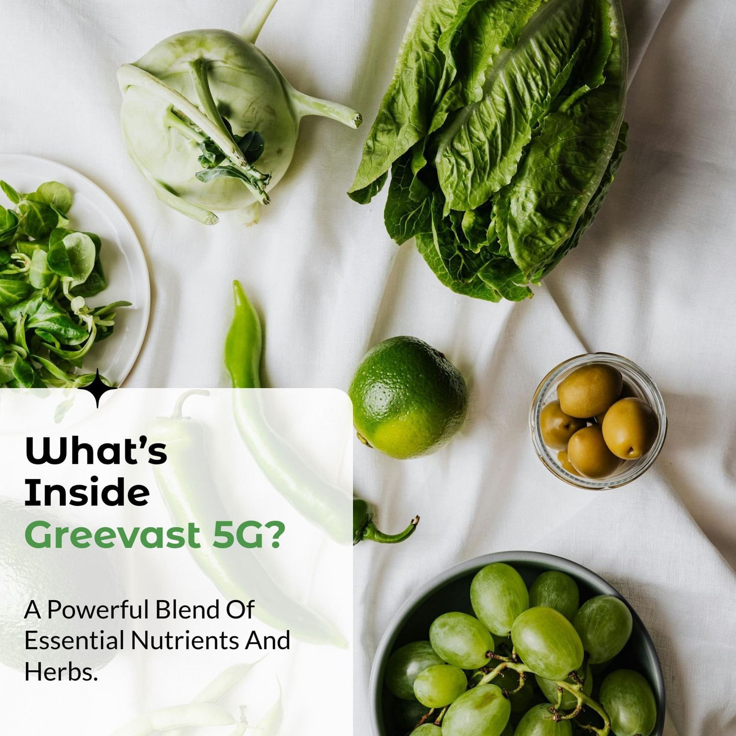 Image of Medirvast Healthcare GREEVAST 5G-ALL IN ONE MULTIVITAMIN,MULTIMINERAL,ANTIOXIDANT FOR MEN & WOMEN