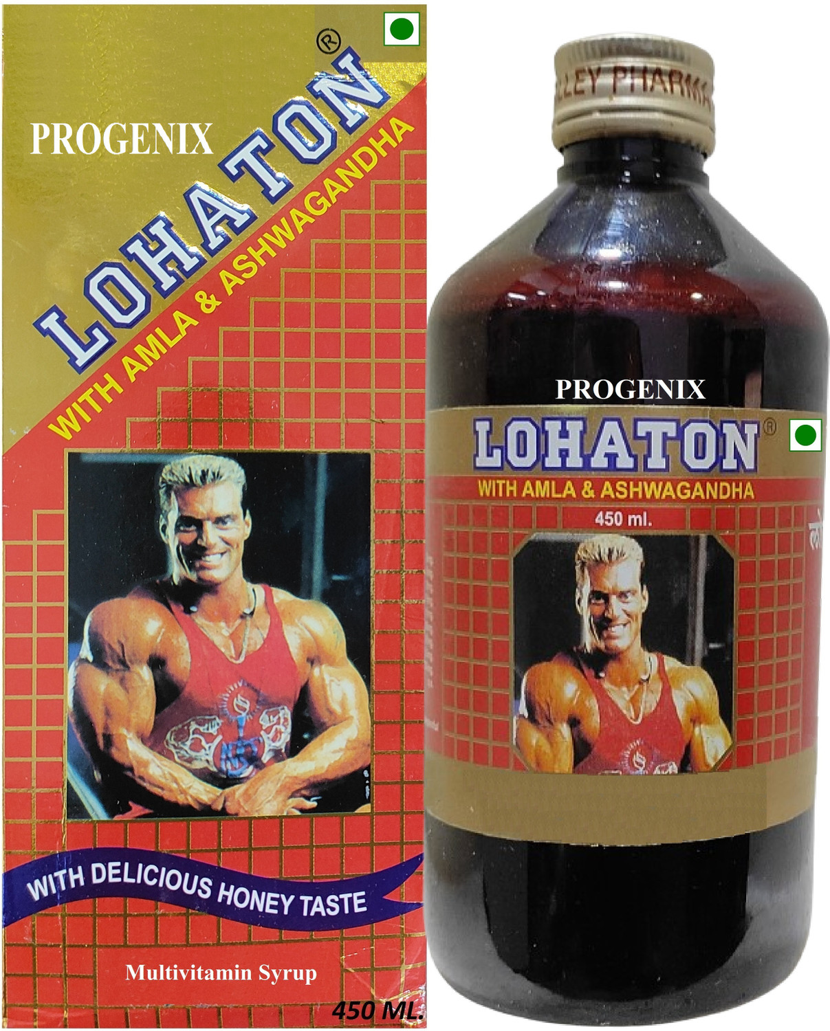 Image of Progenix LOHATON MULTIVITAMIN SYRUP FOR BODY GAIN,MUSCLE GAIN,MEMORY BOOSTER