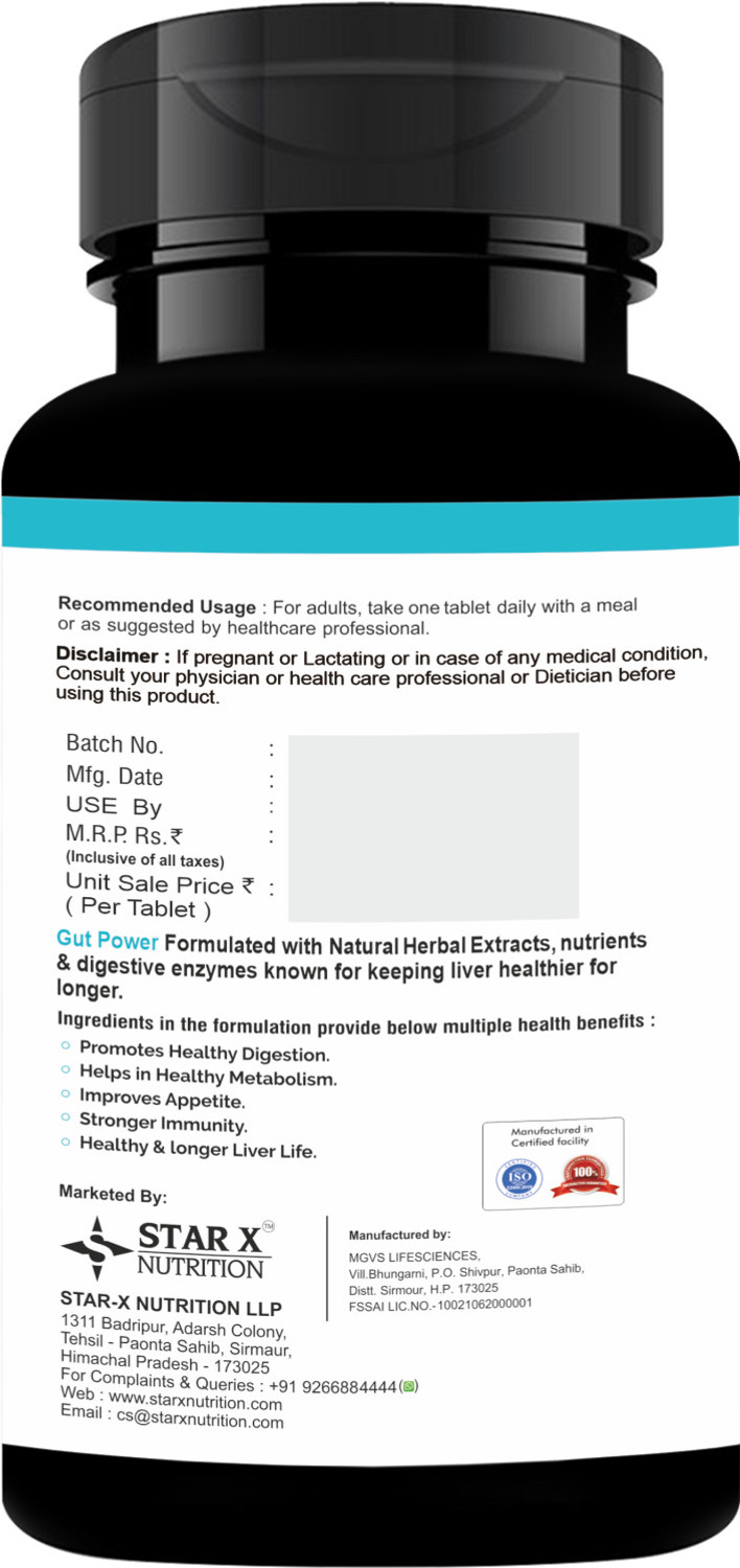Image of Star X nutrition Gut Power
