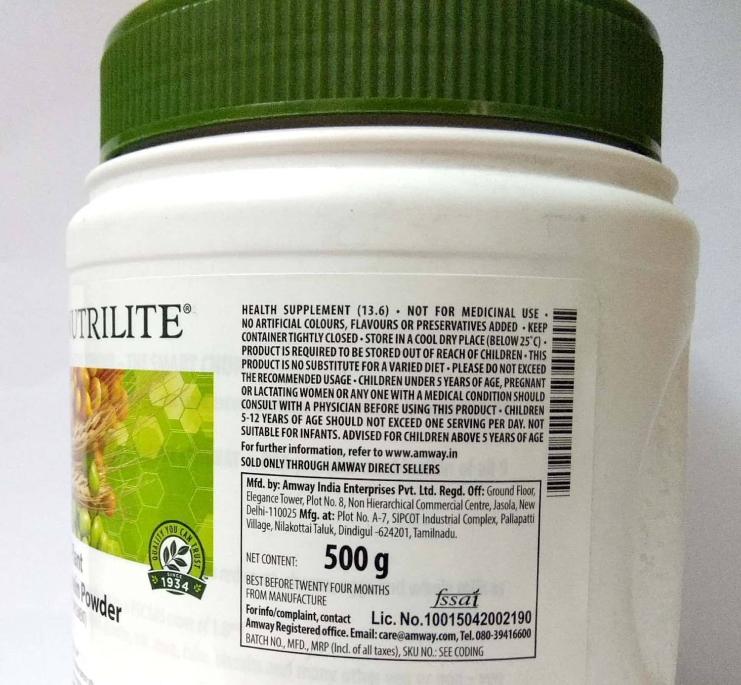 nutrilite glutathione L-Glutathione (Made with Setria) 500mg | Bestvite.com main image 0