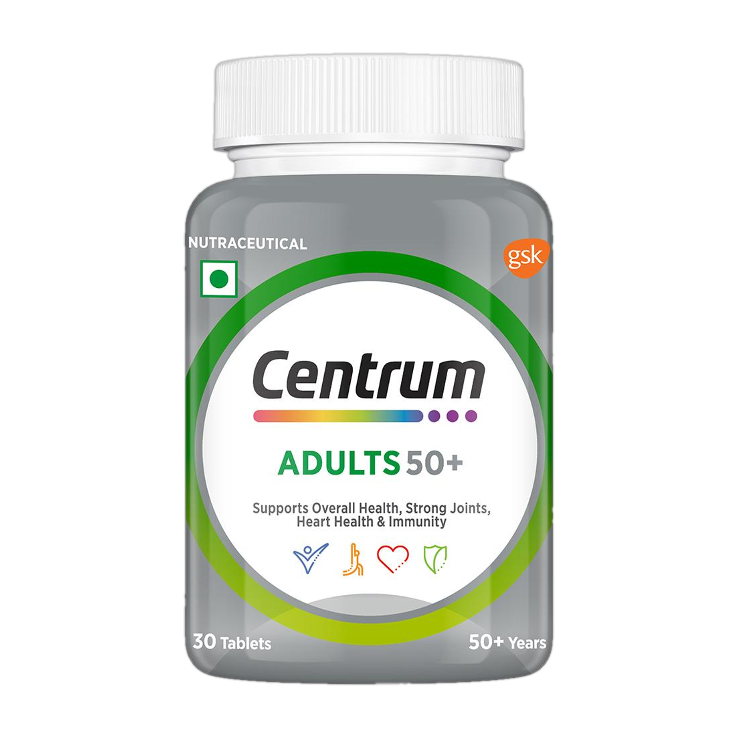 Centrum Adult 50+|Supports Overall Health|World's No.1 Multivitamin
