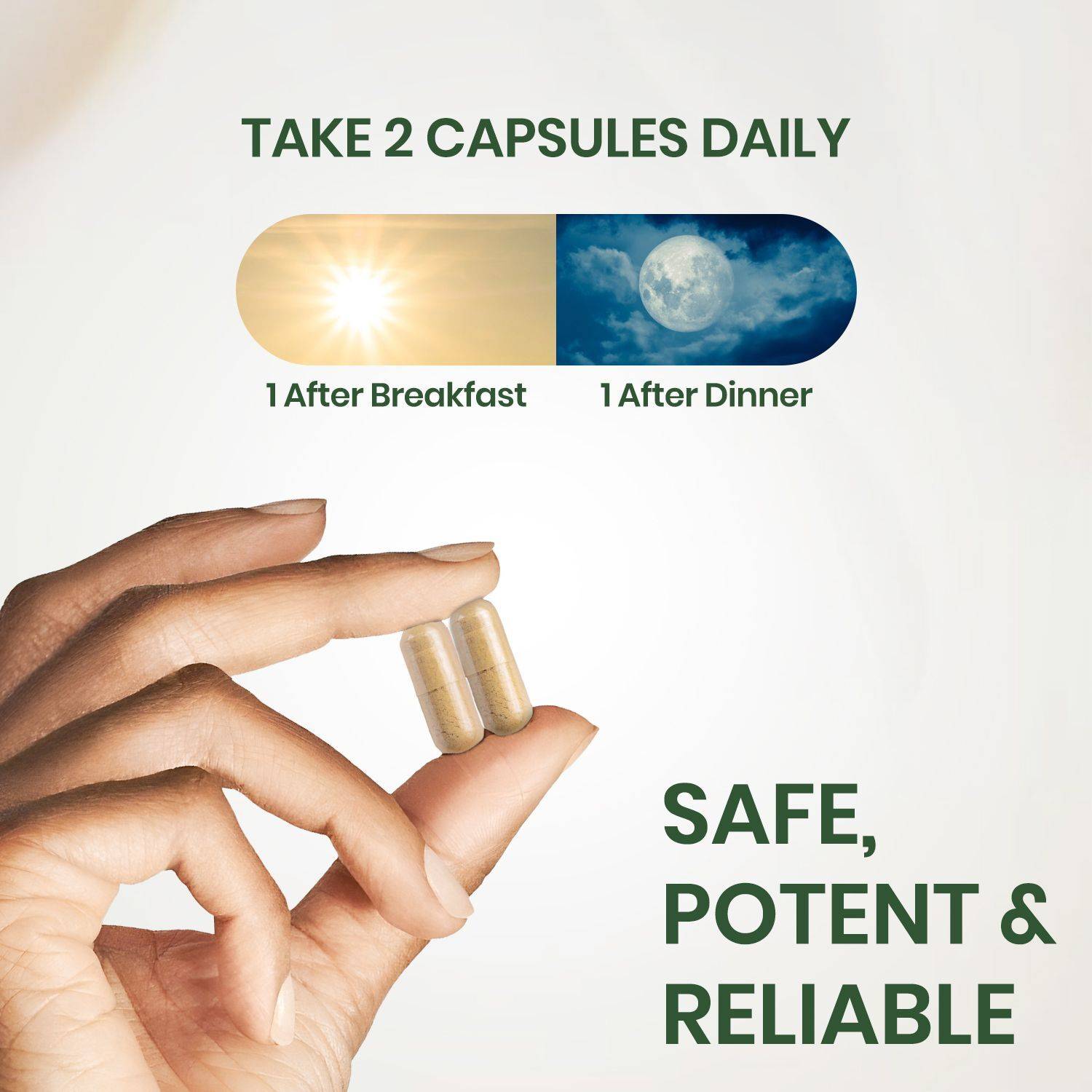 Herbal max Safed Musli Extract Capsule 800mg 60 Capsules - Image 5