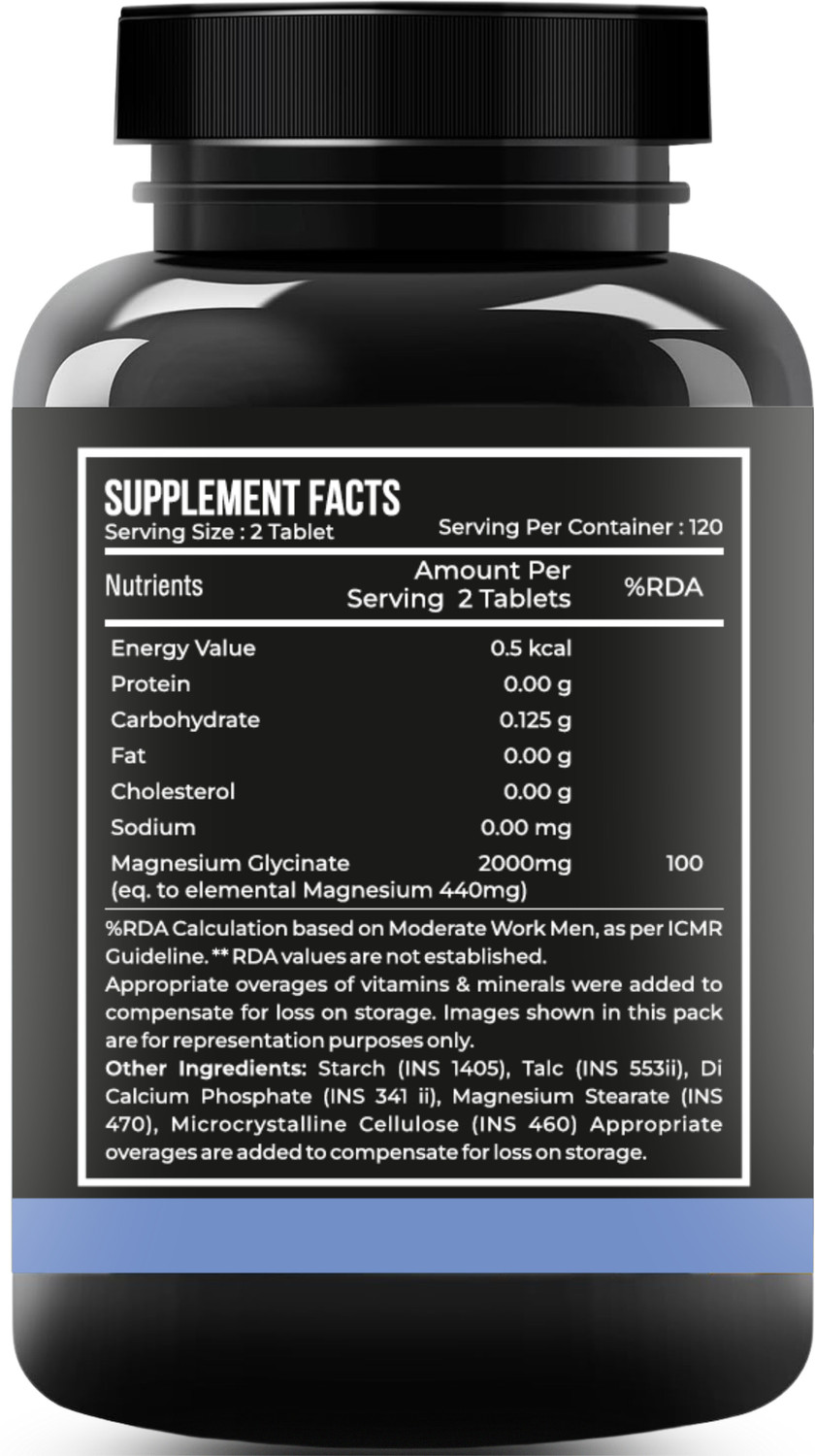Image of NUTRASIUM MAGNESIUM GLYCINATE | 2000mg | MAGNESIUM SUPPLEMENTS