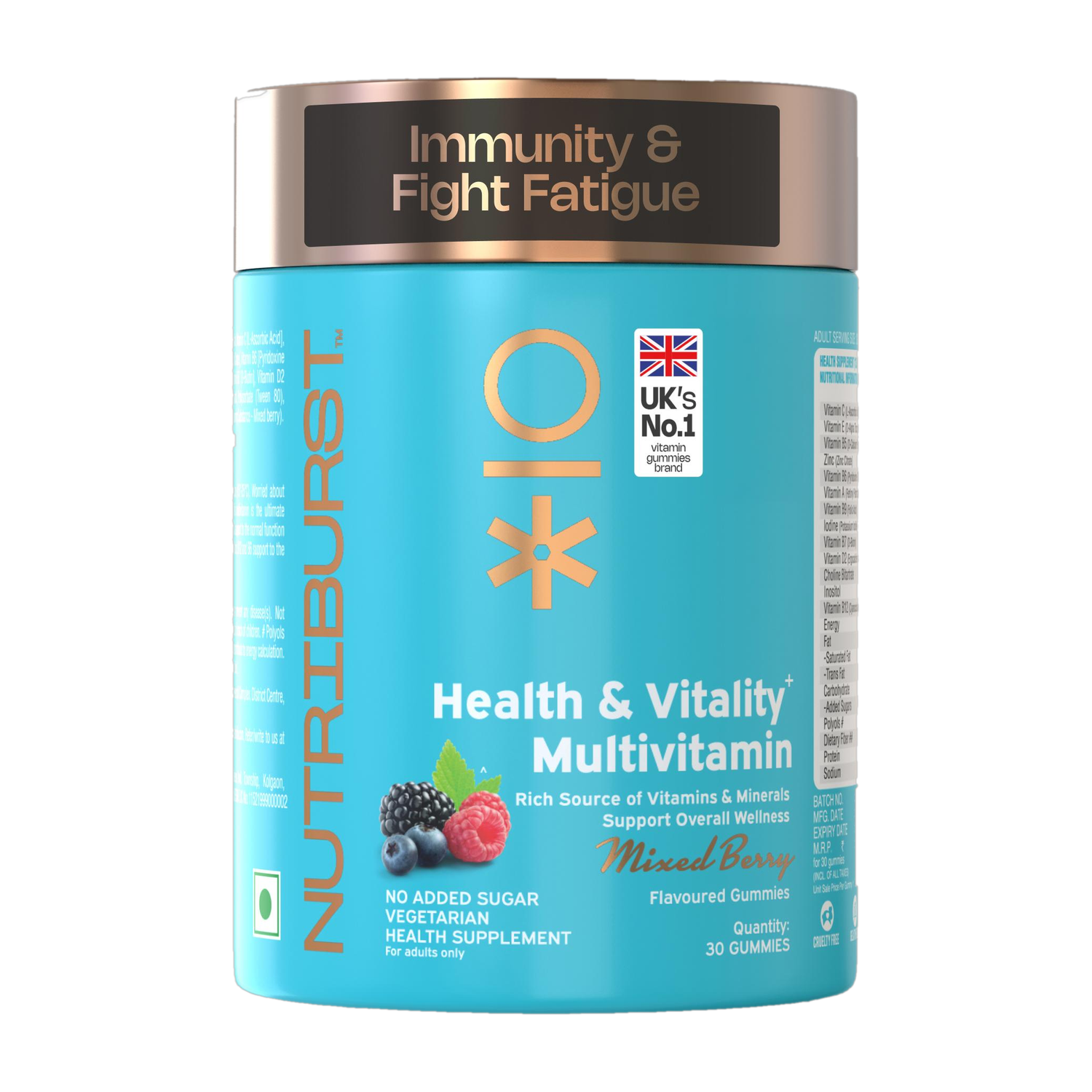 Nutriburst Multivitamin Gummies for Men and Women | Supports Immunity & Energy
