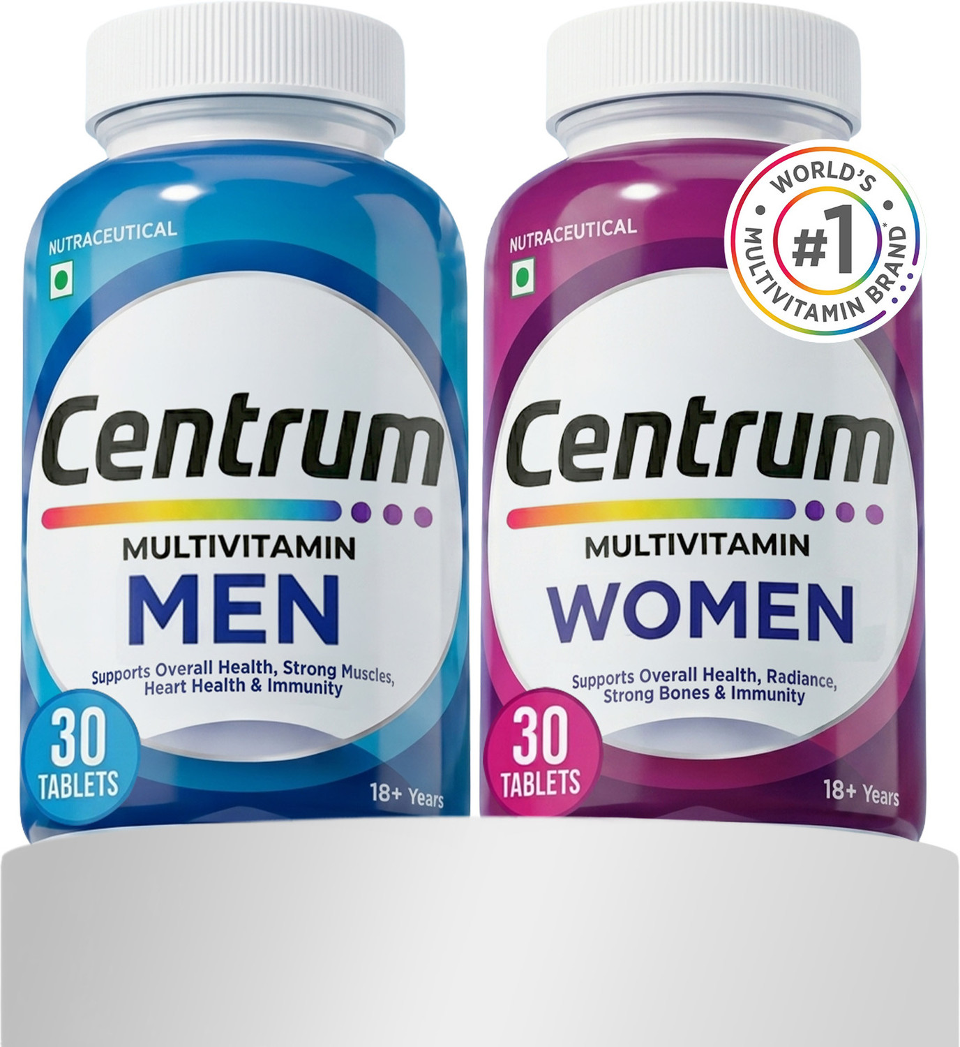 Image of Centrum Men & Women|Supports Overall Health (Veg) | World's No.1 Multivitamin