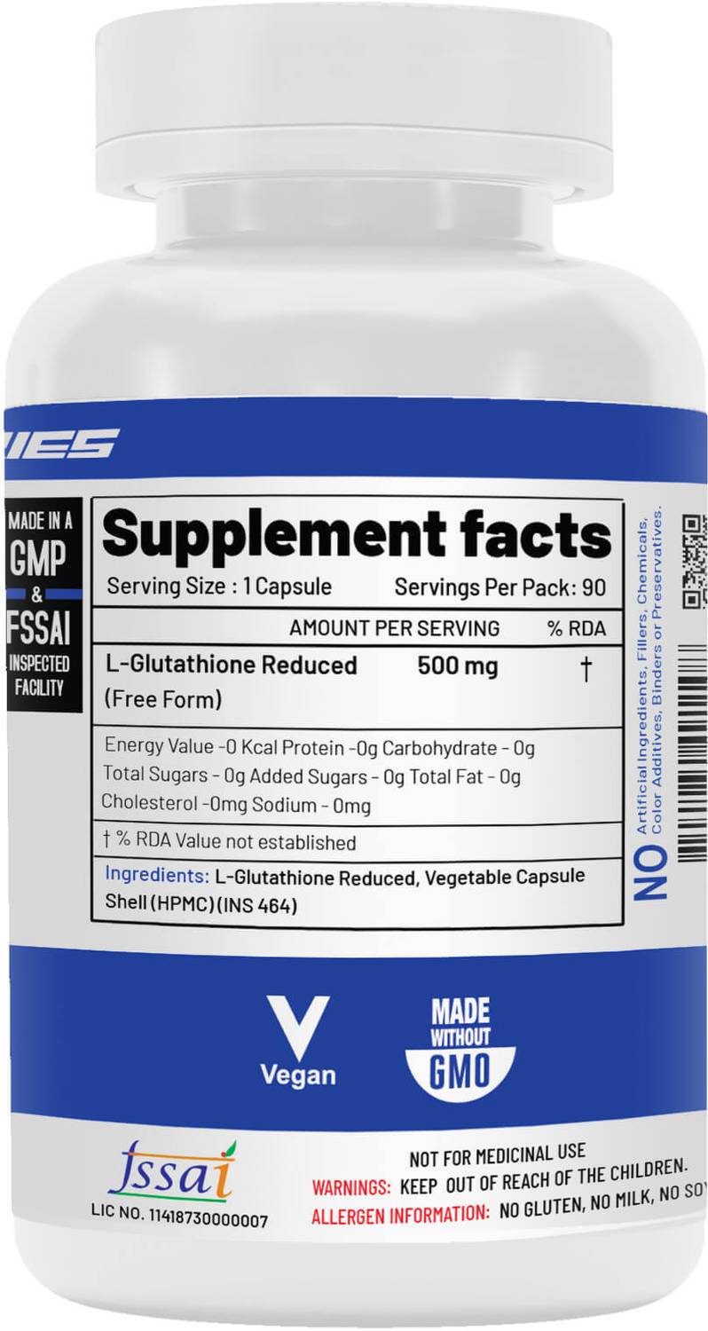NutriJa L-Glutathione Reduced 500mg Capsules - Price in India - Buy NutriJa  L-Glutathione Reduced 500mg Capsules - online at Flipkart.com