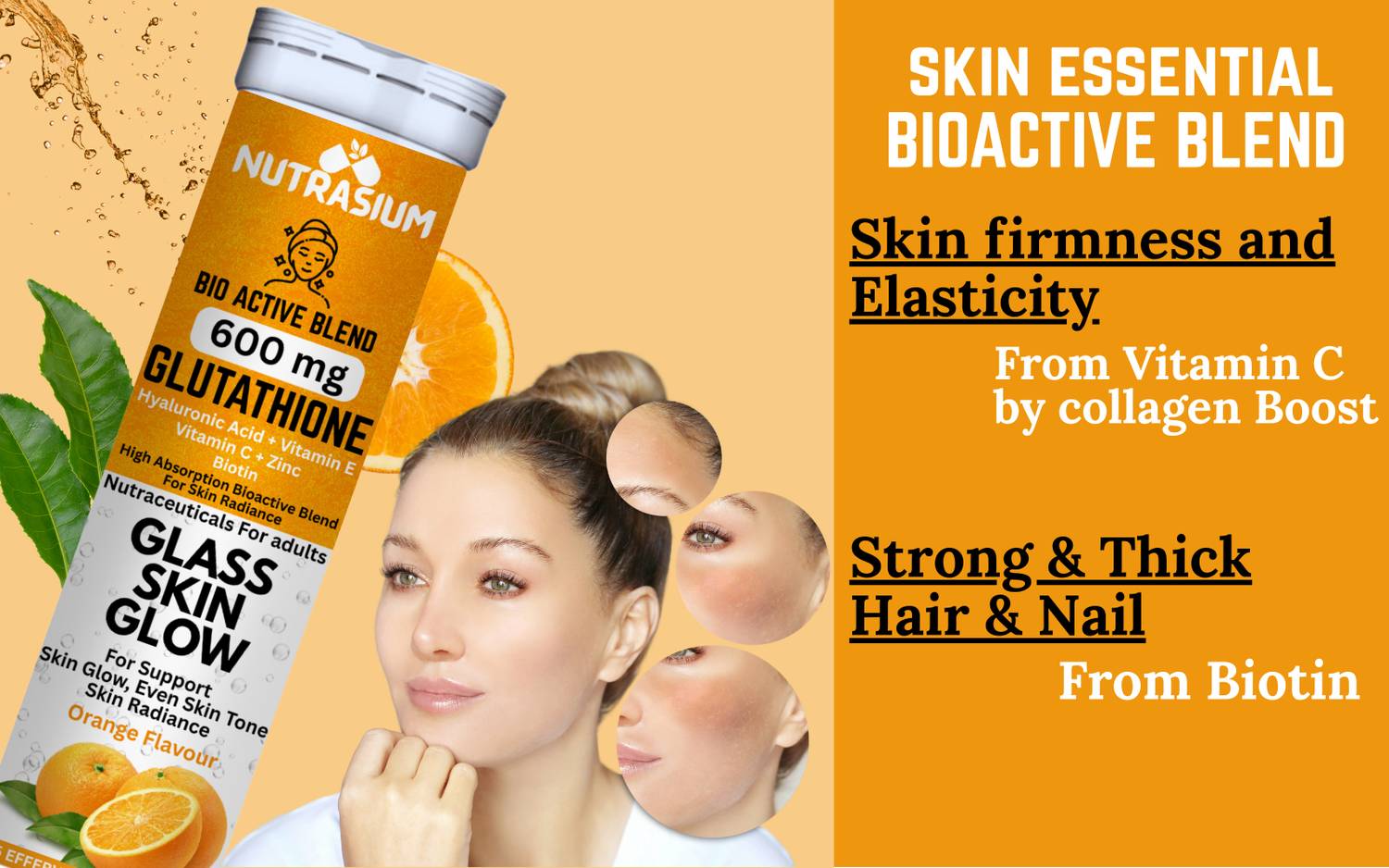 glutathione 600 serum NUTRASIUM Glutathione 600 mg with Vitamin C & Hyaluronic acid For Skin Brightening & Glow Price in India