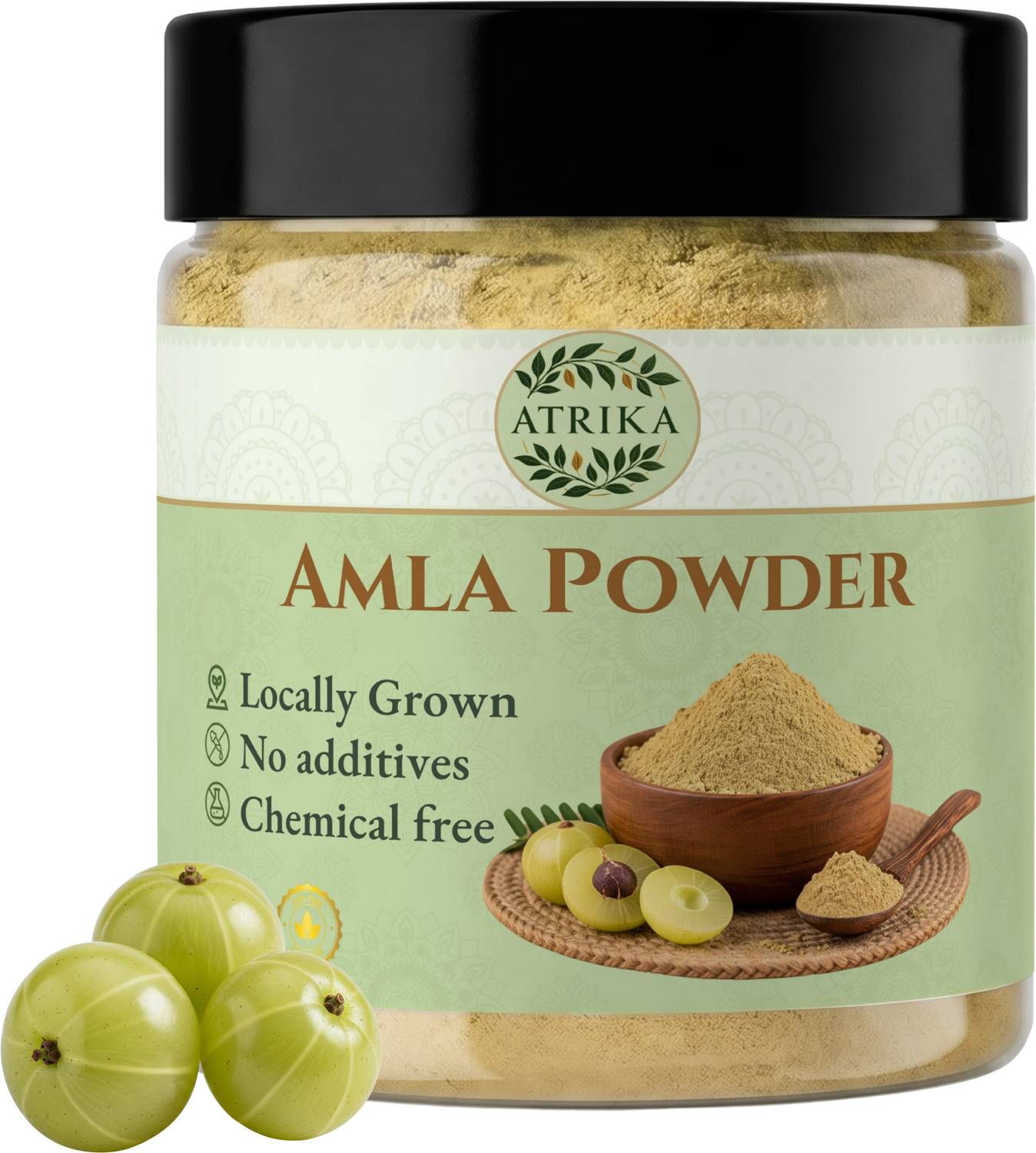 Atrika Amla Powder Edible Grade | Rich in Vitamin C | Supports Immunity & Digestion