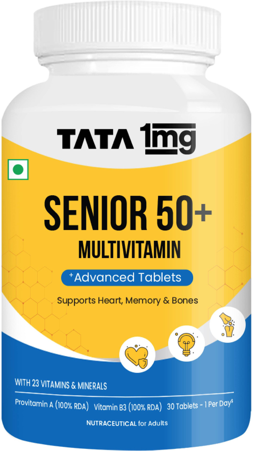 Image of TATA 1mg Senior 50+ Multivitamin & Multimineral
