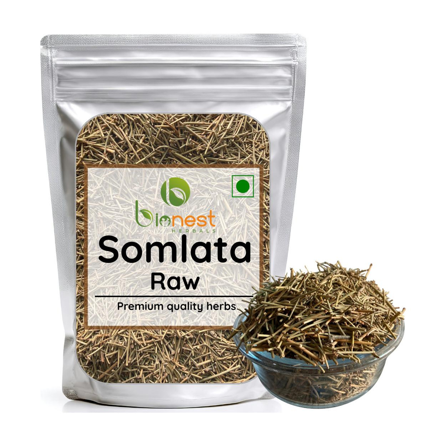 Image of Bionest Herbals Somlata (Raw) -375 g | For Respiratory Support, Weight management, hearth health