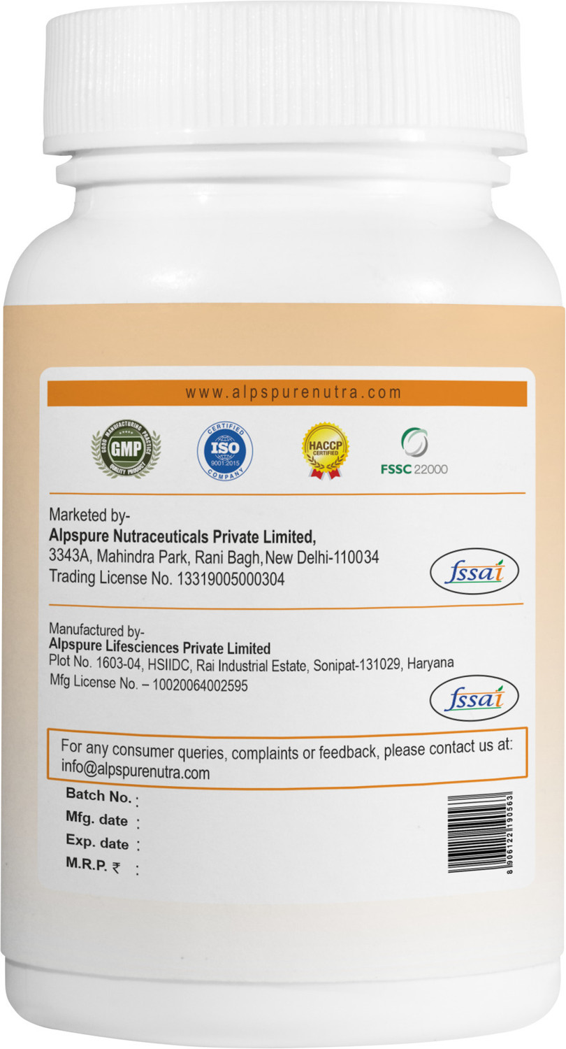 Image of ALPSPURE Joint Support With Glucosamine Sodium Hyaluronate, MSM & Boswellia 120-Teb