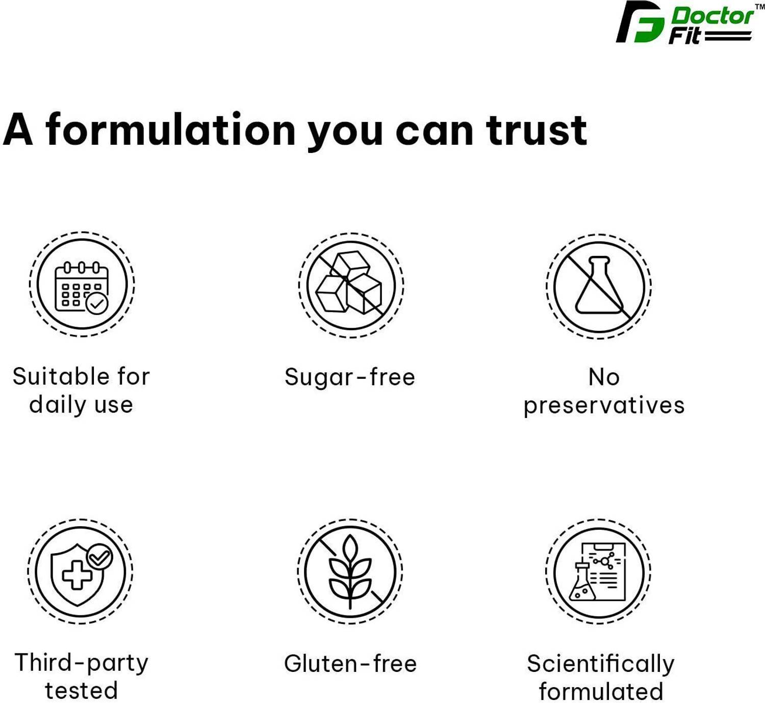 DoctorFit Calcium + Magnesium + Zinc + Vitamin D3 + B12 - Image 4
