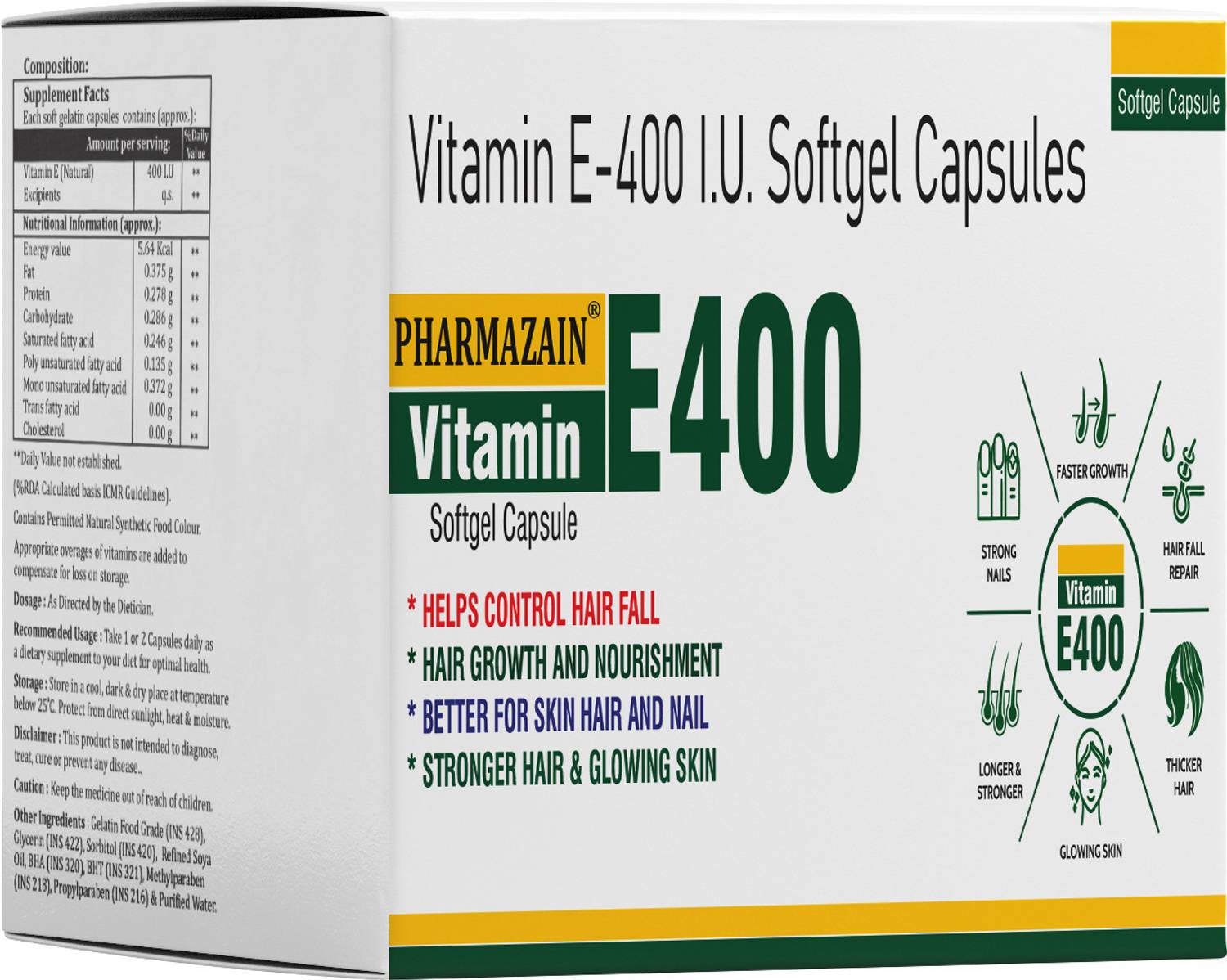 PHARMAZAIN Vitamin E Capsules - Image 2