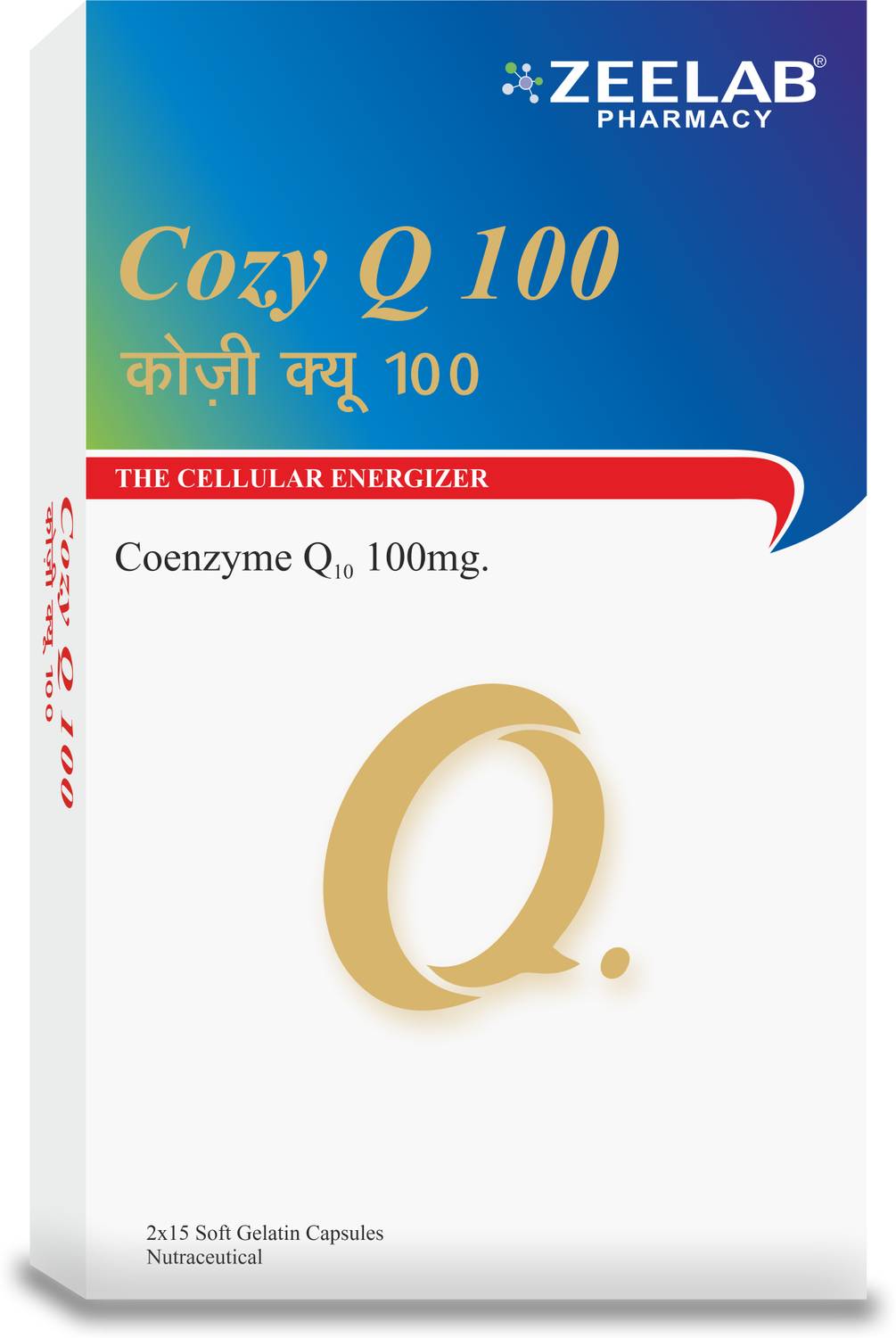 zeelab Cozy Q 100, Coenzyme Q10 100mg