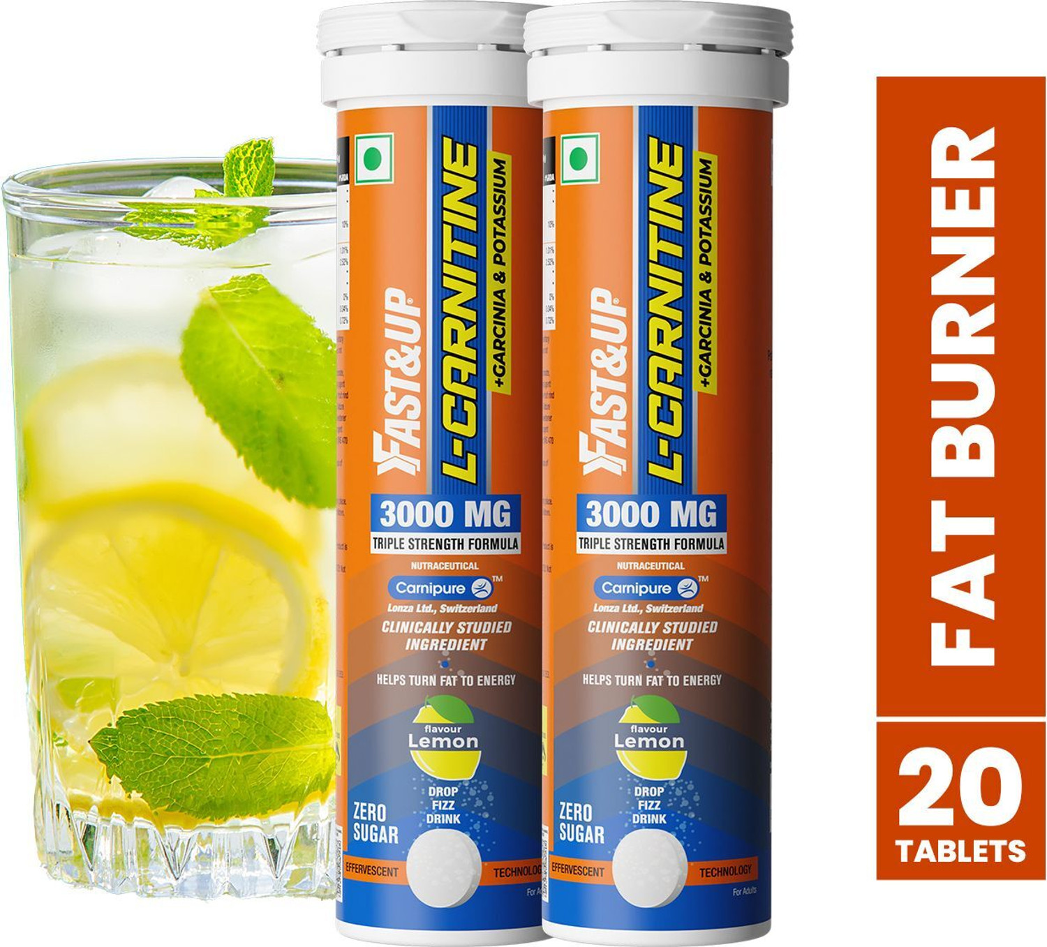 FAST&UP L-CARNITINE 3000 MG - TRIPLE ACTION FORMULA FOR FASTER FAT BURN  Price in India - Buy FAST&UP L-CARNITINE 3000 MG