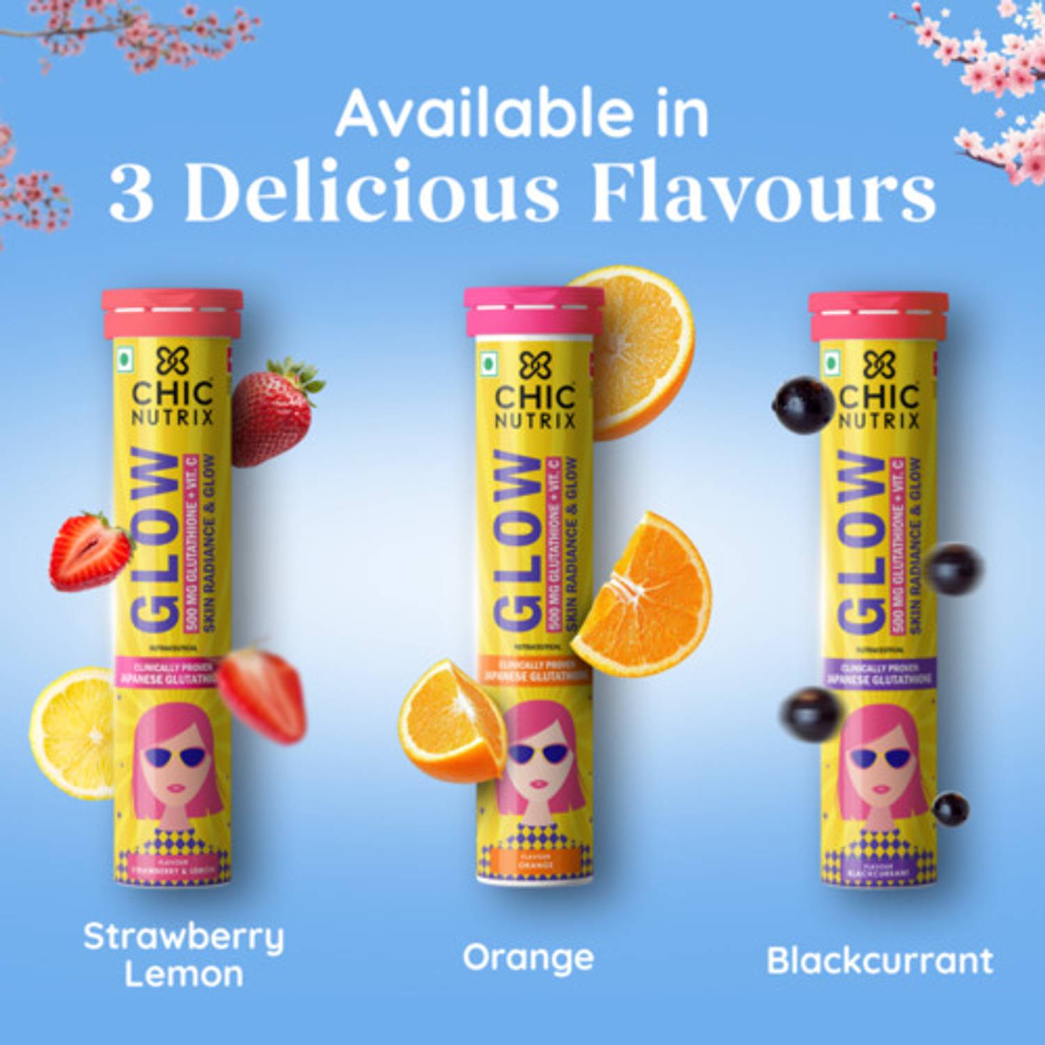 Chicnutrix Glow - Japanese OPITAC Glutathione & Vitamin C for bright & even  skin Price in India - Buy Chicnutrix Glow