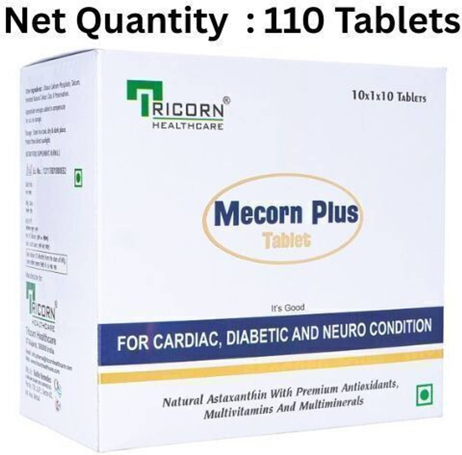 lutein astaxanthin and l-glutathione tablets in hindi MECORN Plus Tablet With Natural Astaxanthin, Multivitamins & Antioxidants – Pack of 110 GLOWTOMAX PLUS 30 Sachets