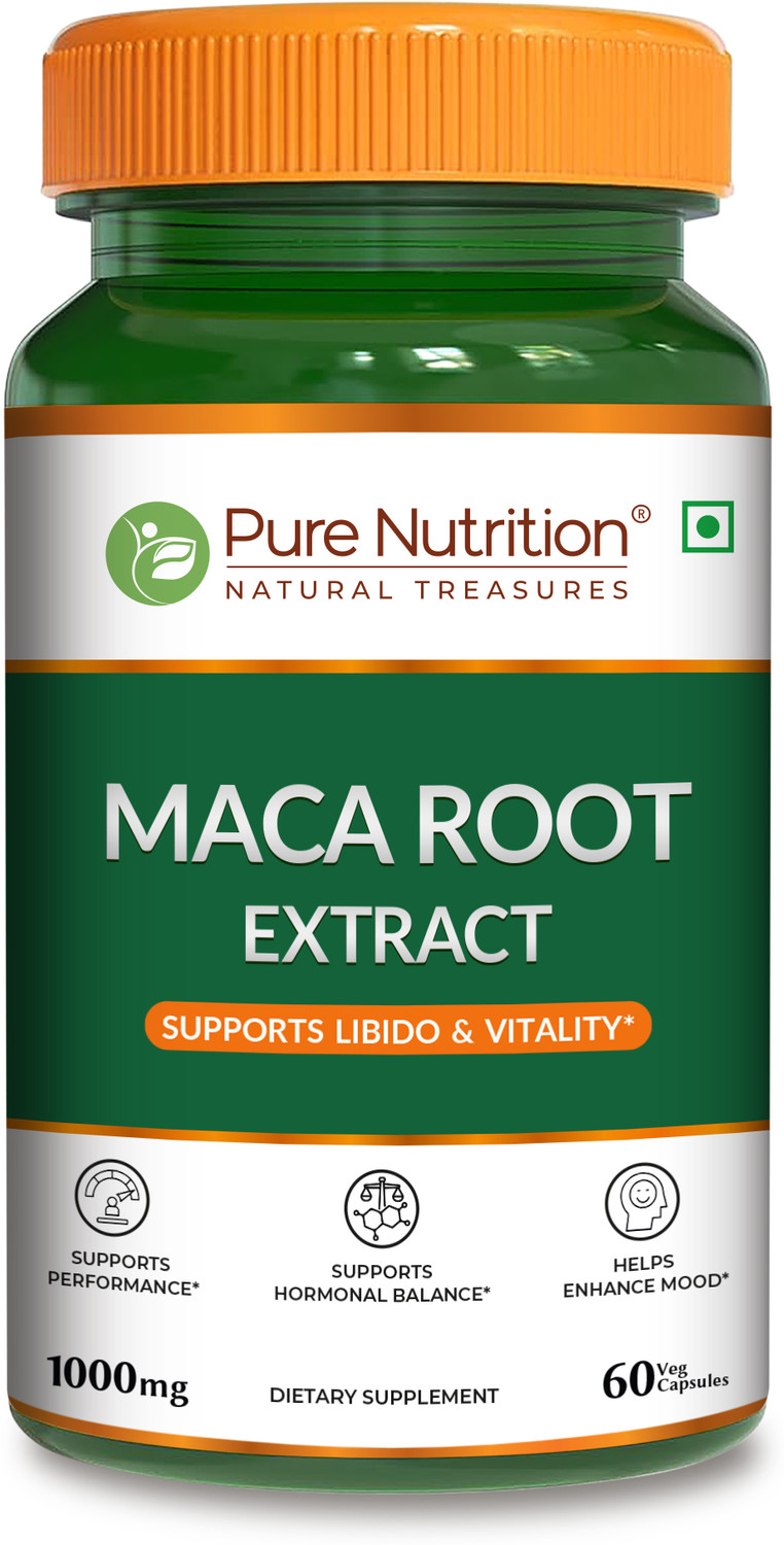 Image of Pure Nutrition Maca Root Extract 1000mg | Vitality & Performance Support