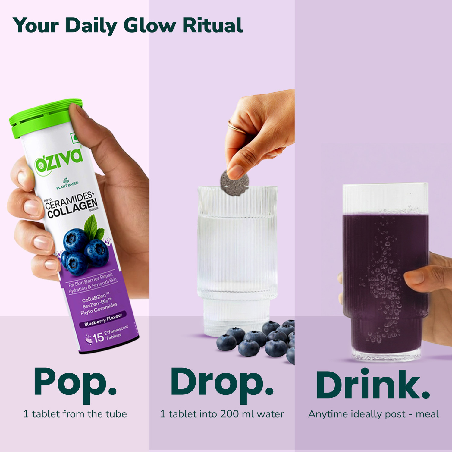 Image of OZiva Phyto Ceramides + Collagen Builder | For Mositure Retention & Hydration Boost