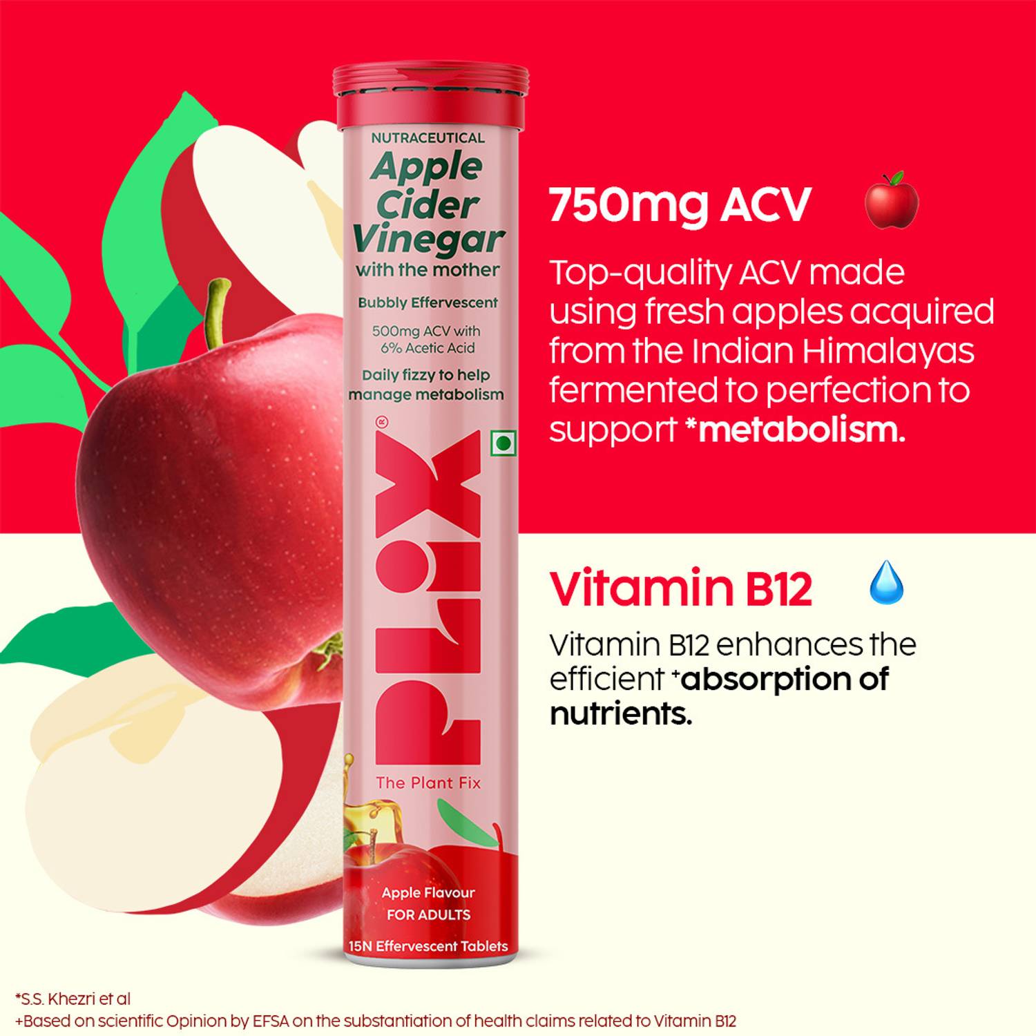 The Plant Fix Plix Apple Cider Vinegar 750mg - Image 5