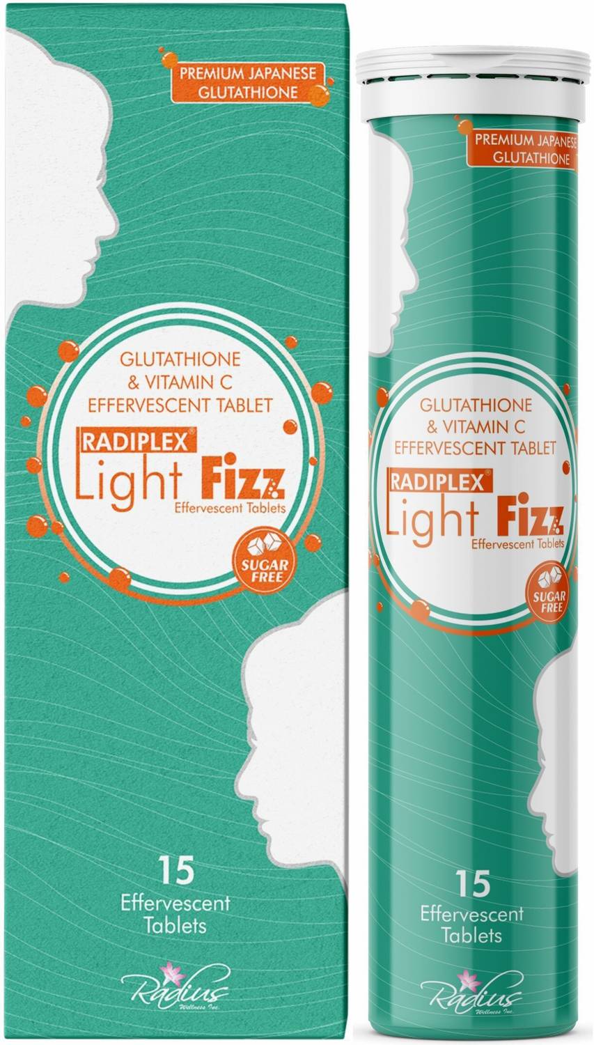 radiplex glutathione Radiplex Light Fizz 600 mg Glutathione & 1000 mg Vitamin C Effervescent  Price in India