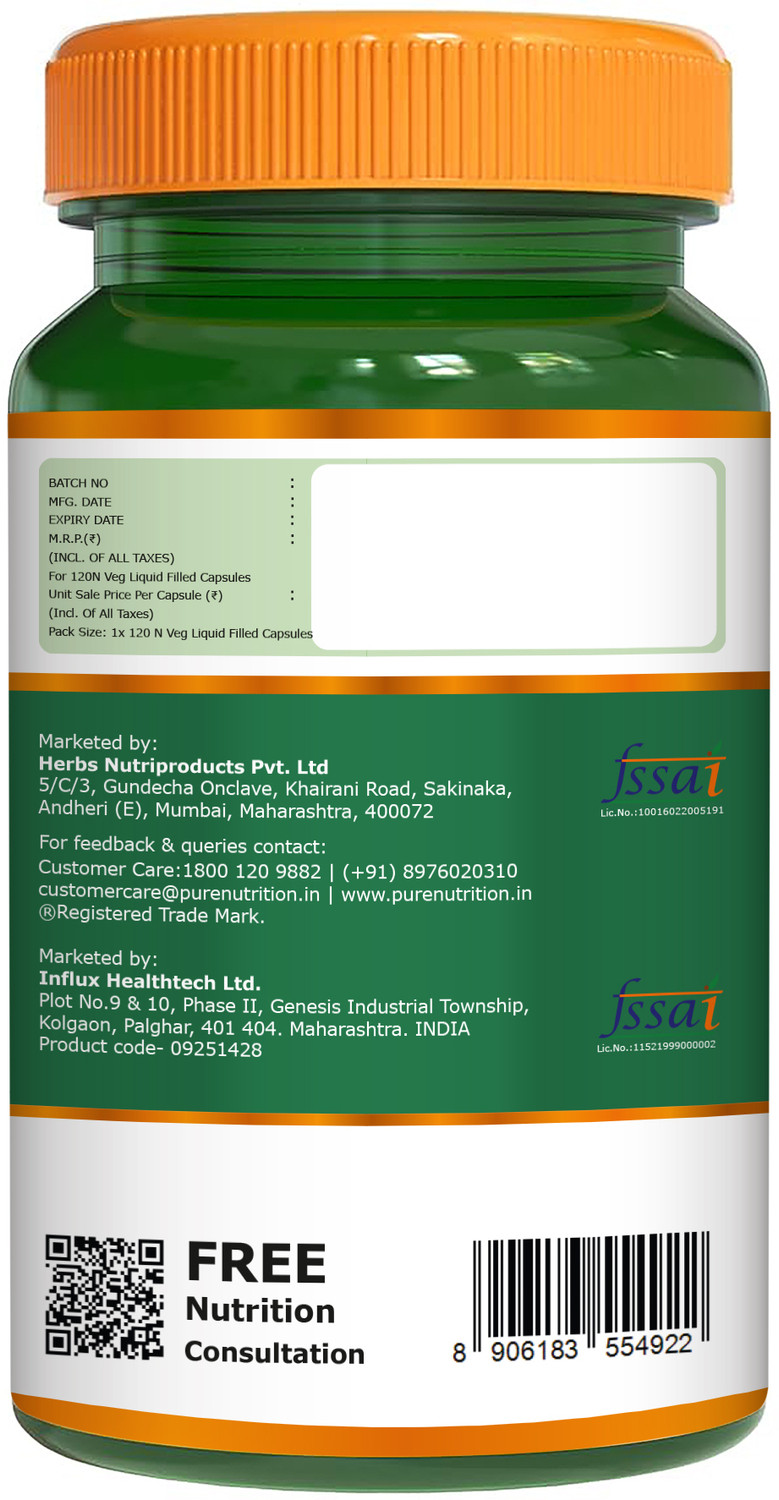 Image of Pure Nutrition Evening Primrose Oil 1000mg Capsules with GLA - Supports Skin & Hormonal Balance