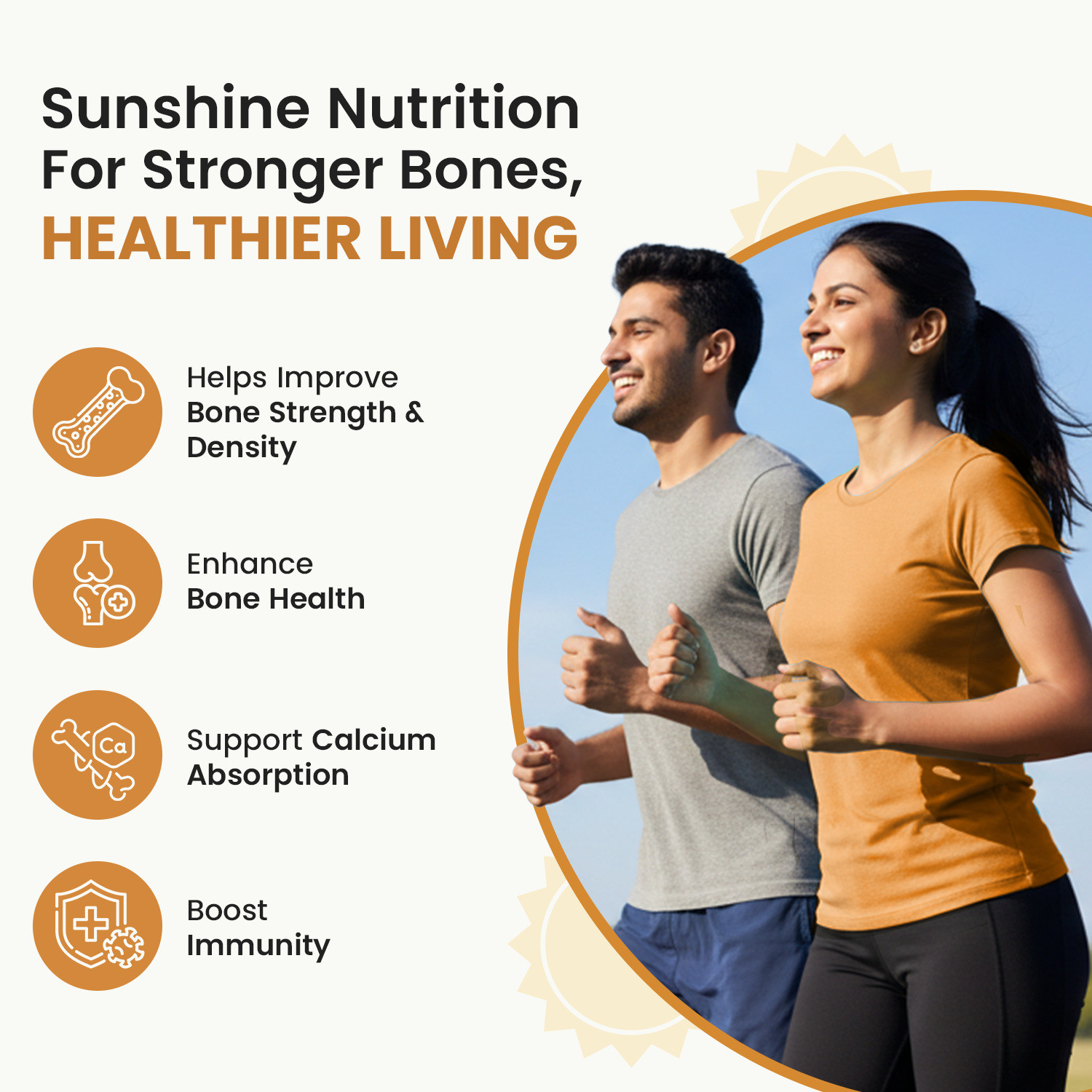 Image of Neuherbs True Vitamin D3 (600 IU) K2 MK7 Tablets | Supports Stronger Bones & Immunity