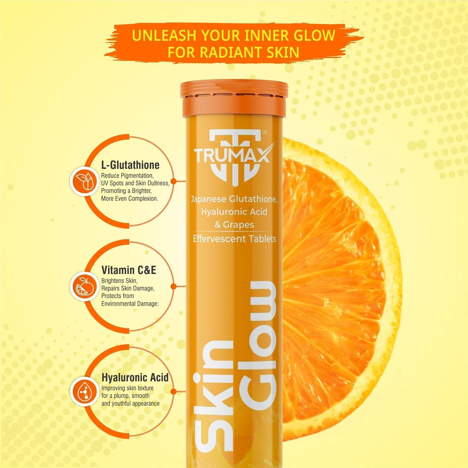 TRUMAX Skin Glow 500gm Effervescent - Image 5