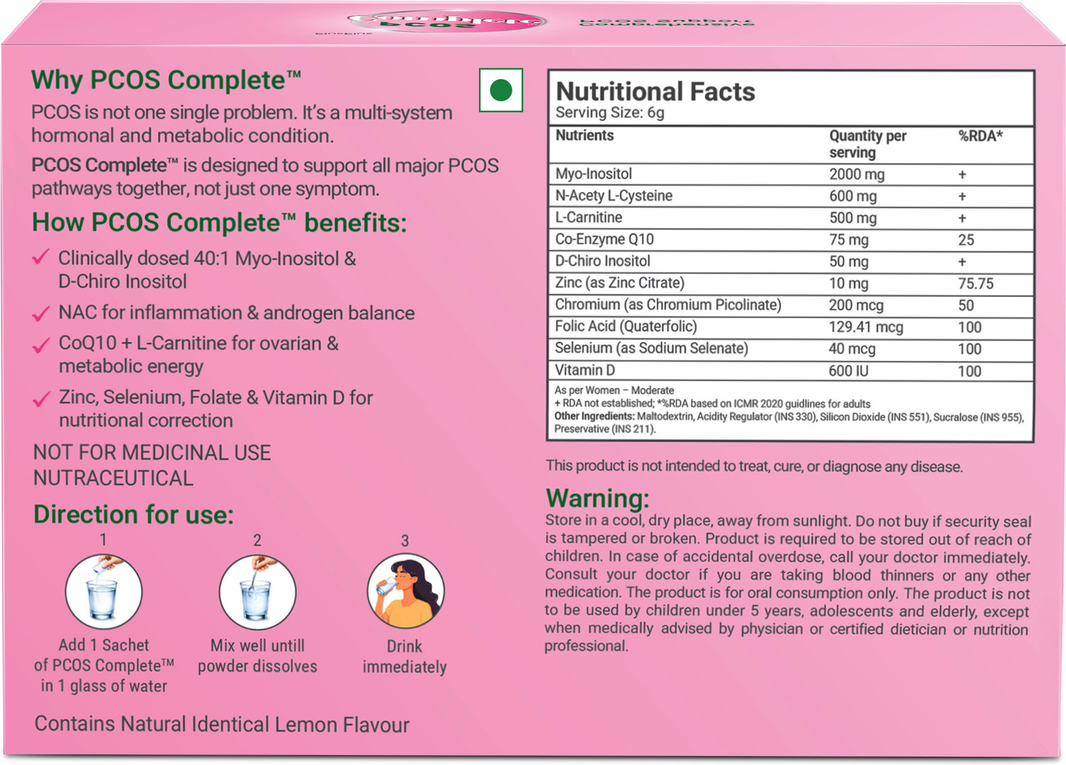 Image of Plus Plus Lifesciences LLP PCOS COMPLETE